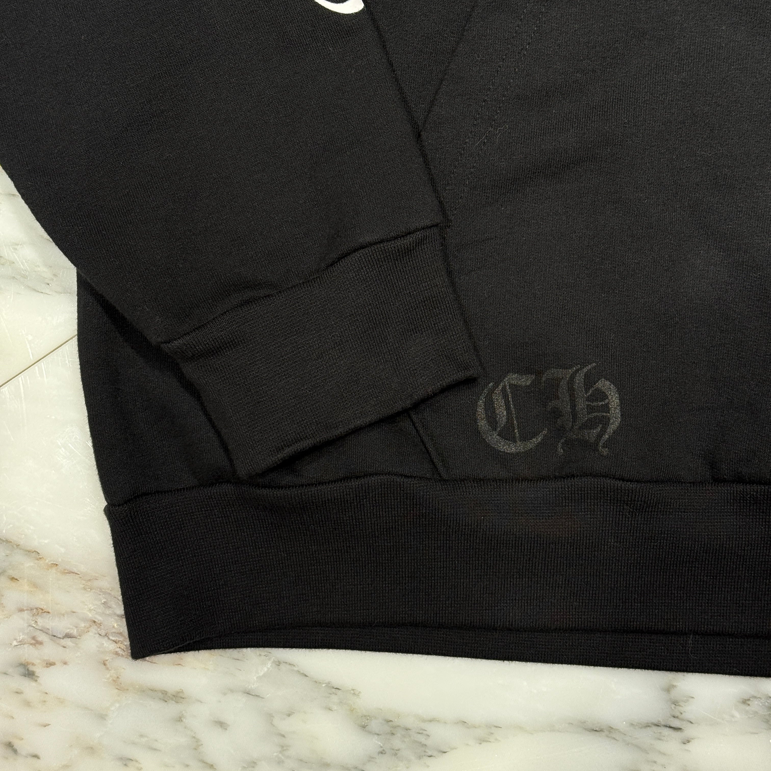 CHROME HEARTS Back Scroll Label Logo Pullover Hoodie Size S クロムハーツ バックスクロールラベルロゴ プルオーバーフーディー サイズS