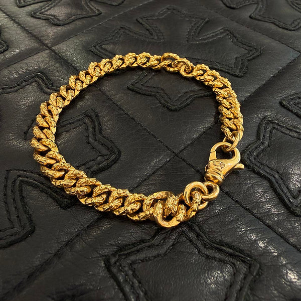 CHROME HEARTS 22K Extra Mini Fancy Chain Bracelet クロムハーツ 22K 