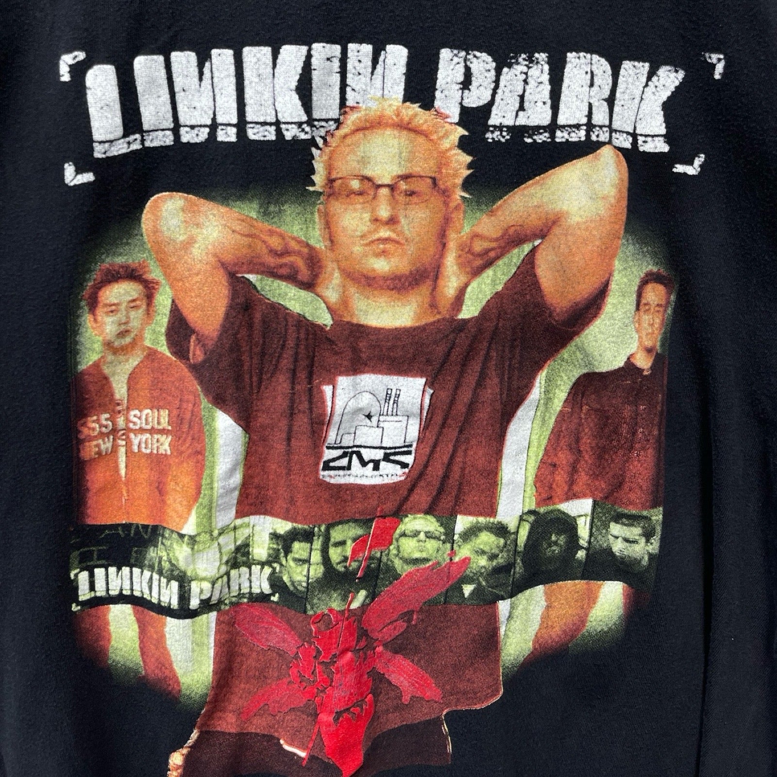Vintage 90's Linkin Park Photograph S/S Tee Size L
