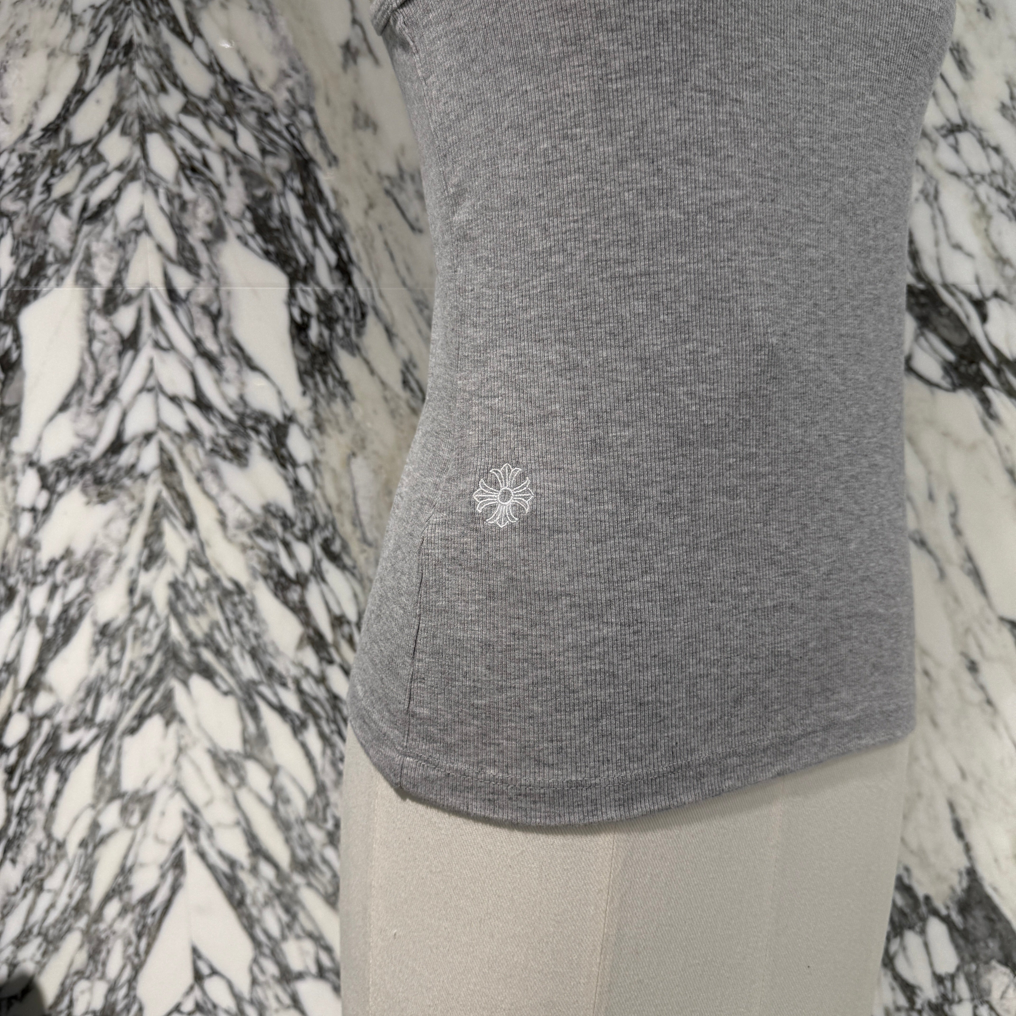 CHROME HEARTS Y NOT CH Plus Logo Embroidery Rayon Camisole Size S クロムハーツ ワイノット CHプラス ロゴ刺繍 レーヨン キャミソール サイズS