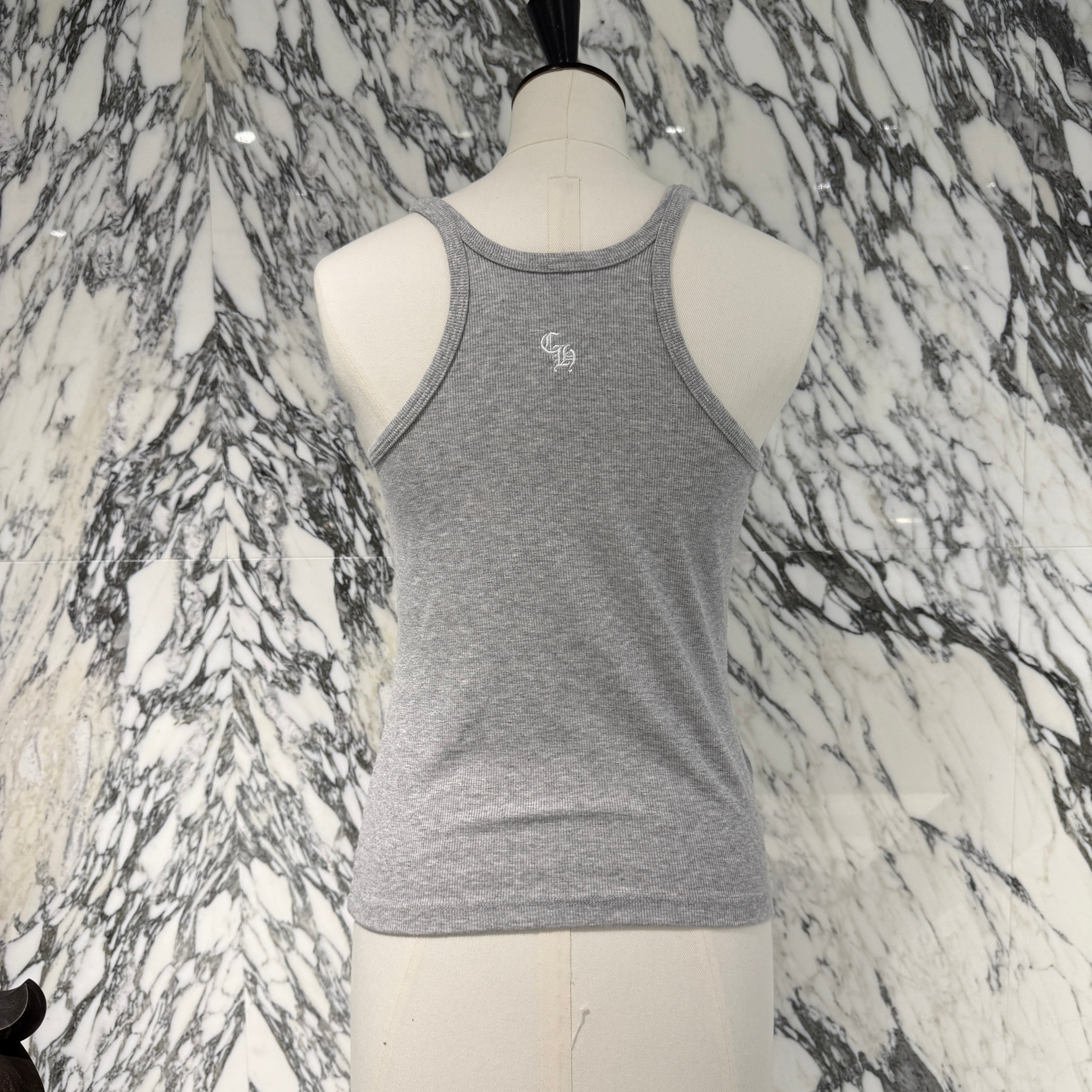 CHROME HEARTS Y NOT CH Plus Logo Embroidery Rayon Camisole Size S クロムハーツ ワイノット CHプラス ロゴ刺繍 レーヨン キャミソール サイズS