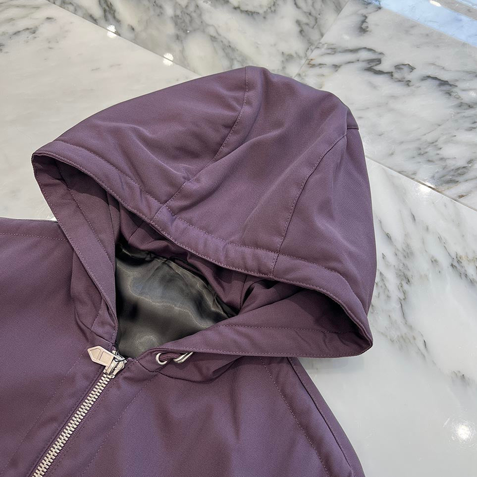 HERMES 2024AW A Capuche Relief Bridon Zip Up Jacket H462740HH5V Size 46 エルメス ア・カプーシュ ・ルリエフ ・ブリドン ジップアップジャケット サイズ46