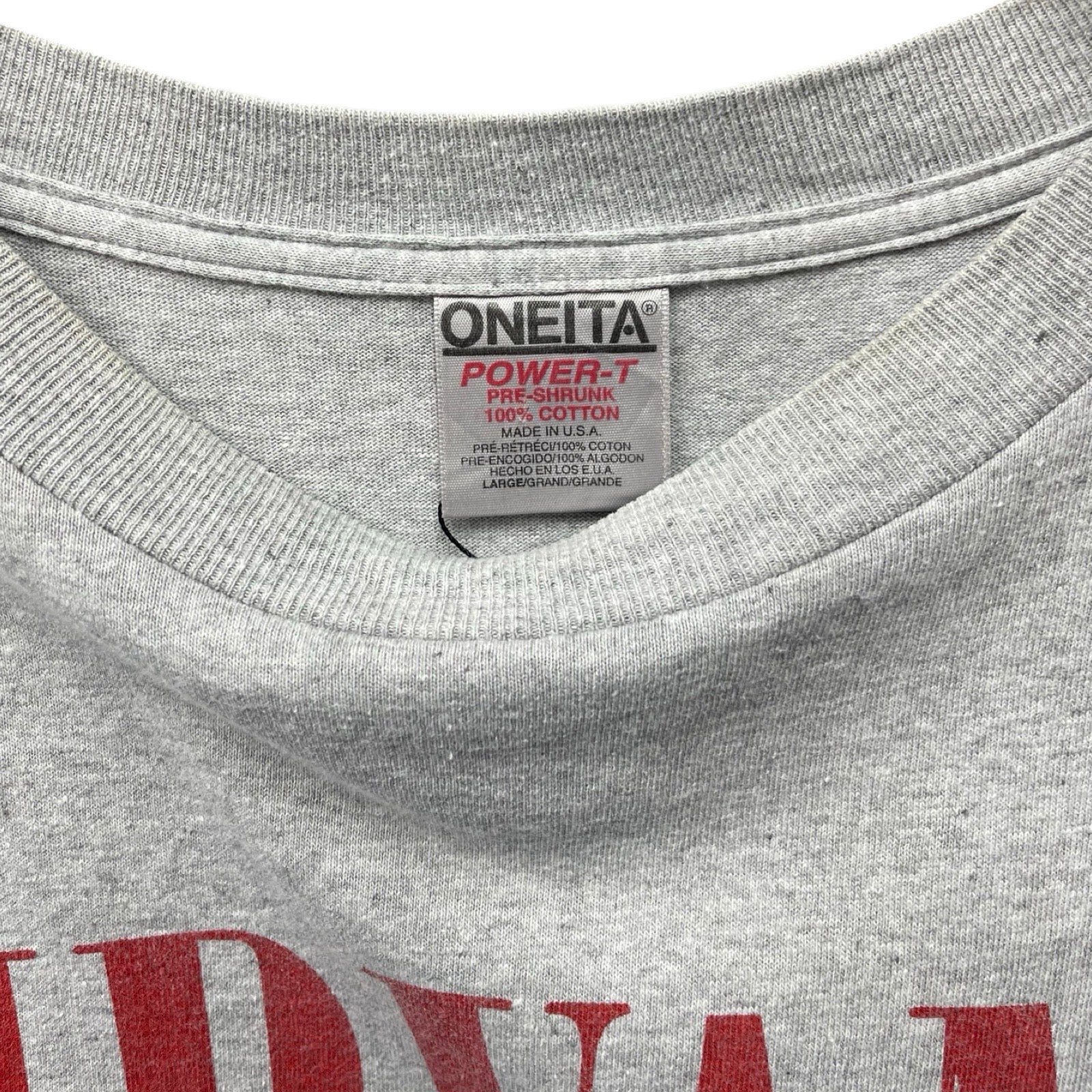 Vintage 90's Nirvana "NEVER MIND" Australian 1992 Tour S/S Tee Size L