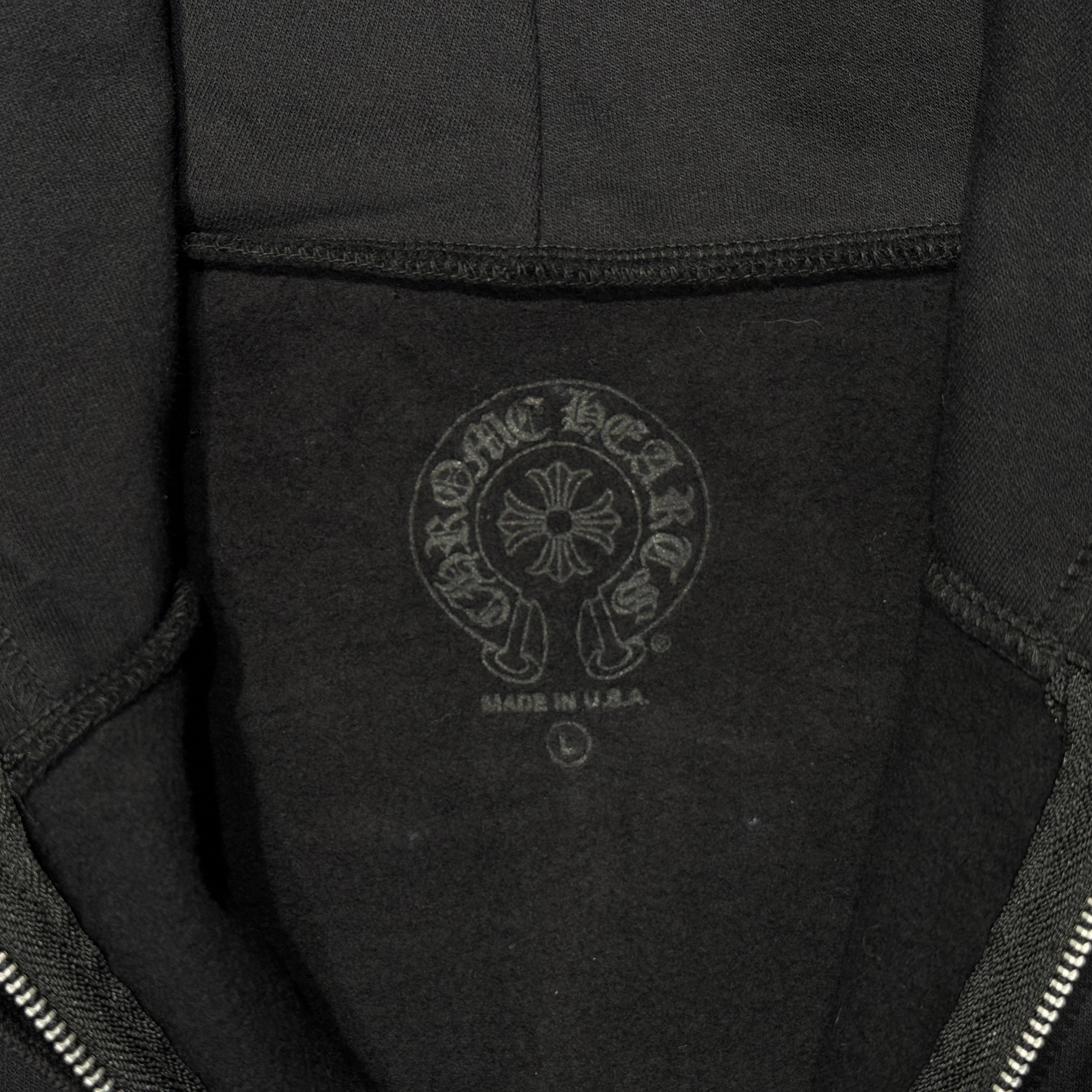 CHROME HEARTS Miami Limited Horseshoe Zip UP Hoodie Size L クロムハーツ マイアミ限定 ホースシュー ジップアップ フーディ サイズL