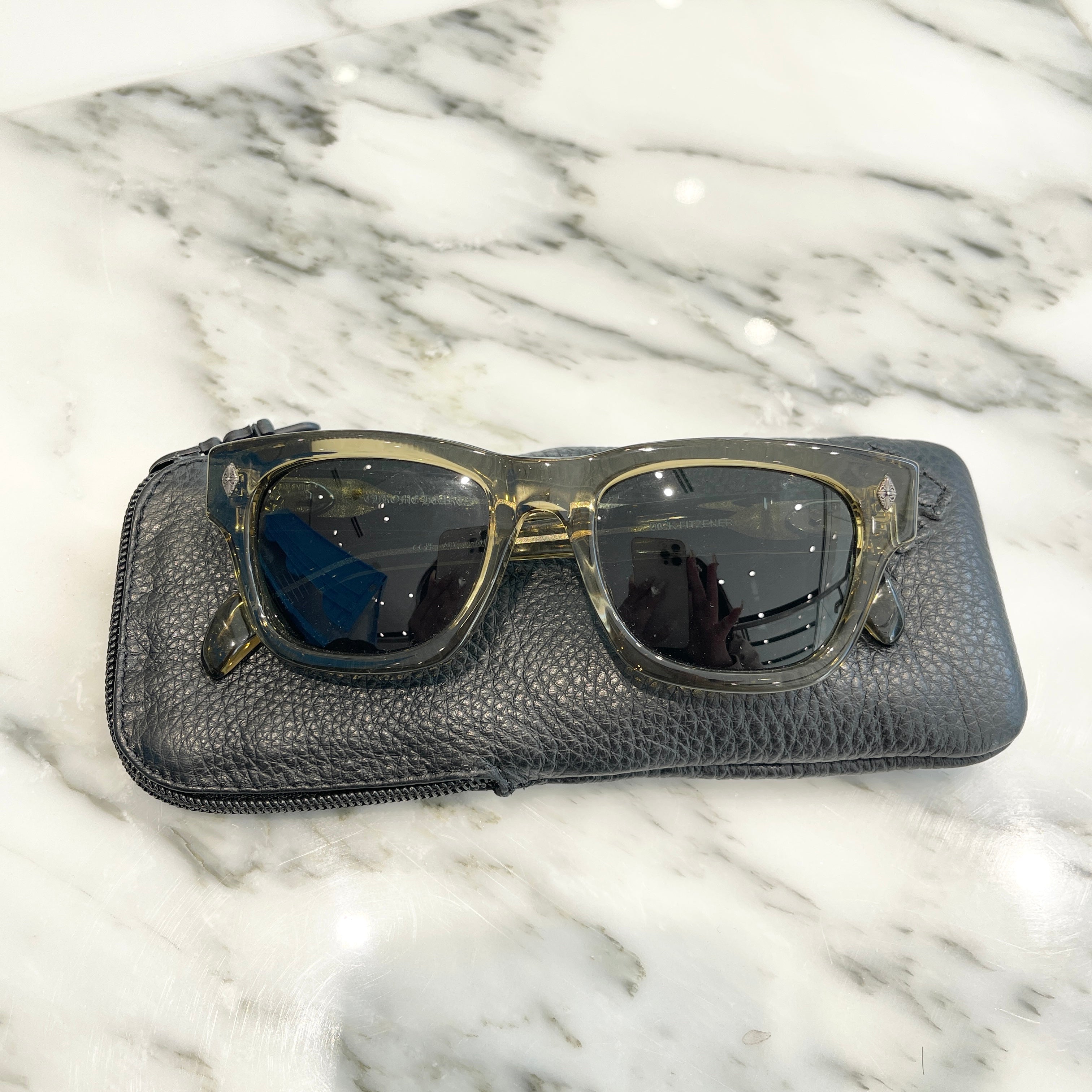 【送料&関税込】Chrome Hearts Dick Fitzener - Black Sunglass Chrome Hearts Dick Fitzener Sunglasses – Justin Reed