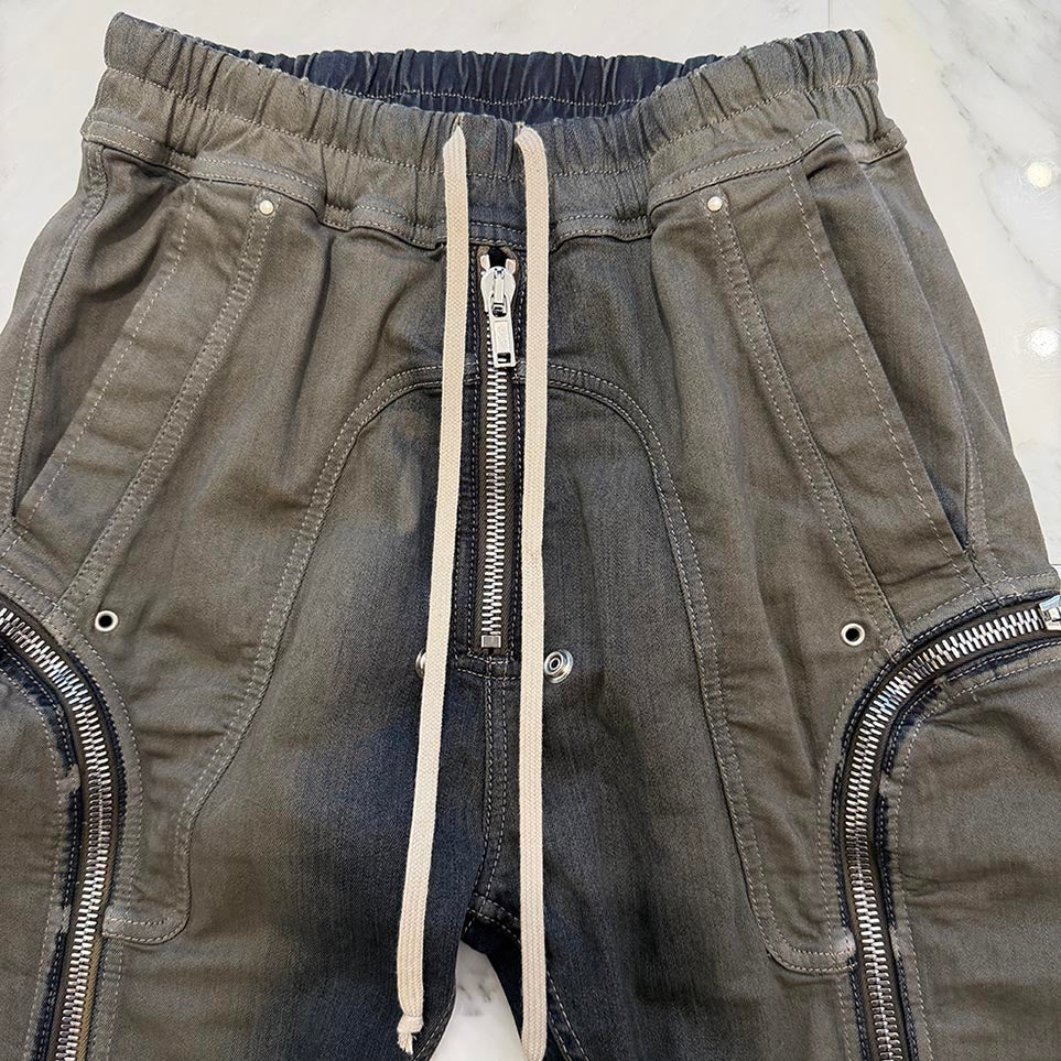 Rick Owens 2025AW Bauhaus Cargo Denim Pants RU02E1377-SDKDEG Size 48 リックオウエンス バウハウス カーゴデニムパンツ サイズ48