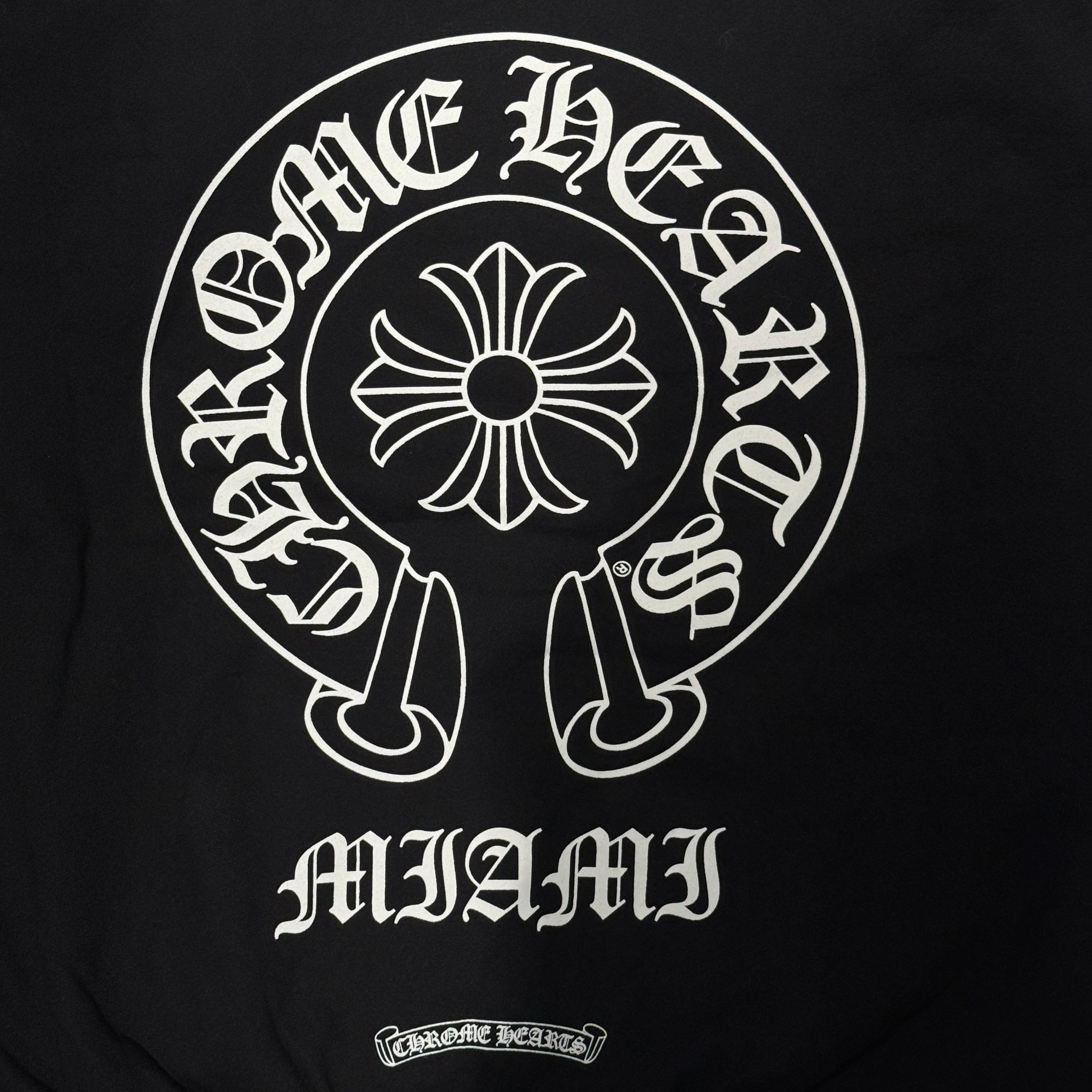 CHROME HEARTS Miami Limited Horseshoe Pullover Hoodie Size M クロムハーツ マイアミ限定 ホースシュー プルオーバー フーディ サイズM