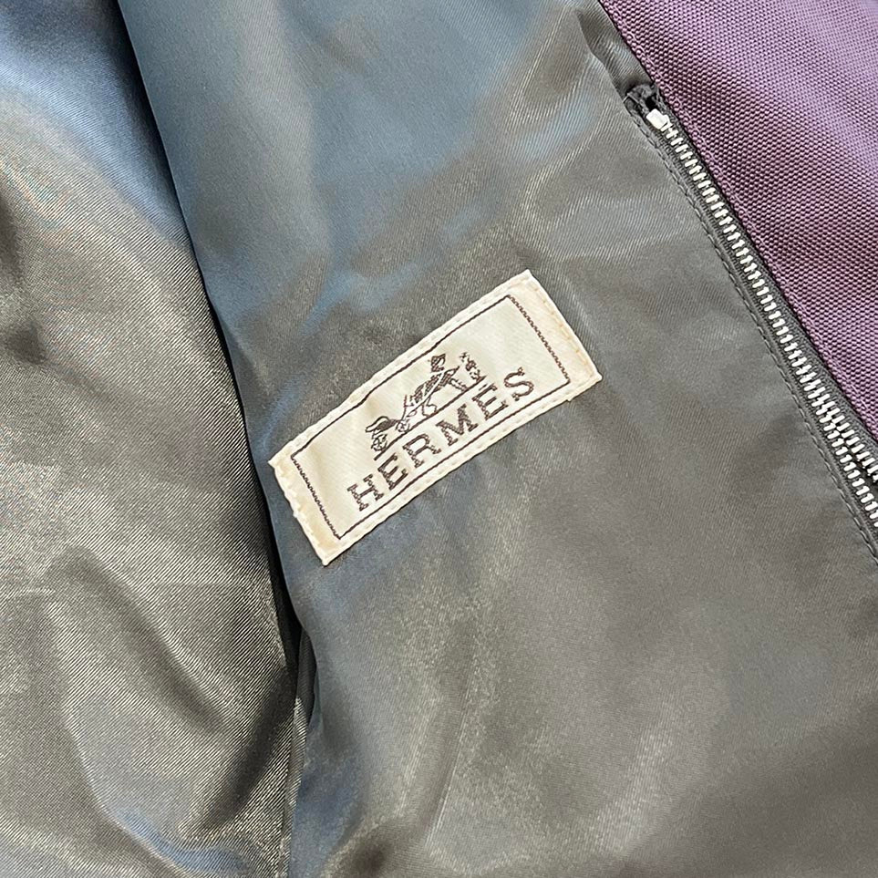 HERMES 2024AW A Capuche Relief Bridon Zip Up Jacket H462740HH5V Size 46 エルメス ア・カプーシュ ・ルリエフ ・ブリドン ジップアップジャケット サイズ46