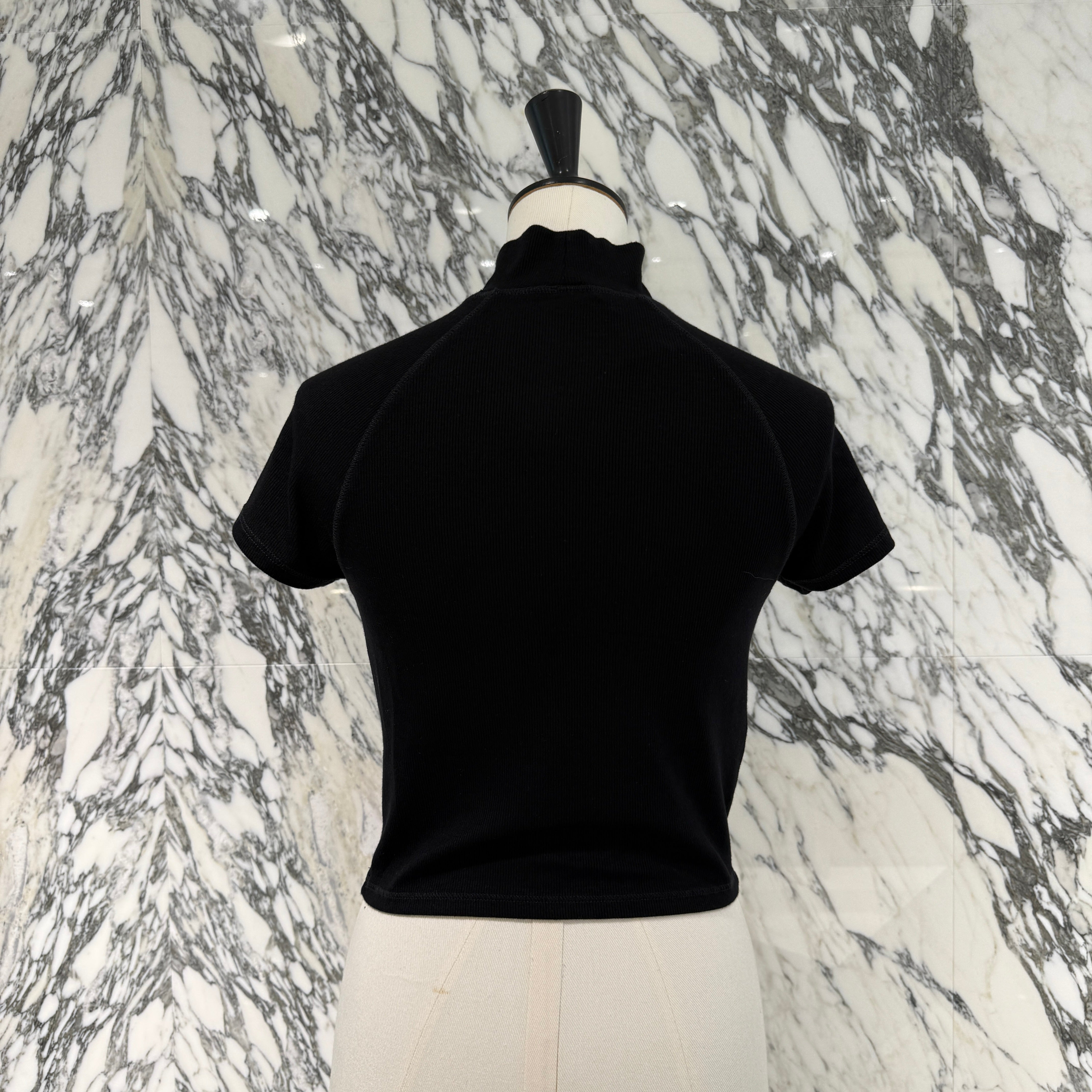 CHROME HEARTS Ynot CH Embroidery Mock Neck Tee size XS クロムハーツ ワイノット CHプラス刺繍 モックネック Tシャツ サイズXS