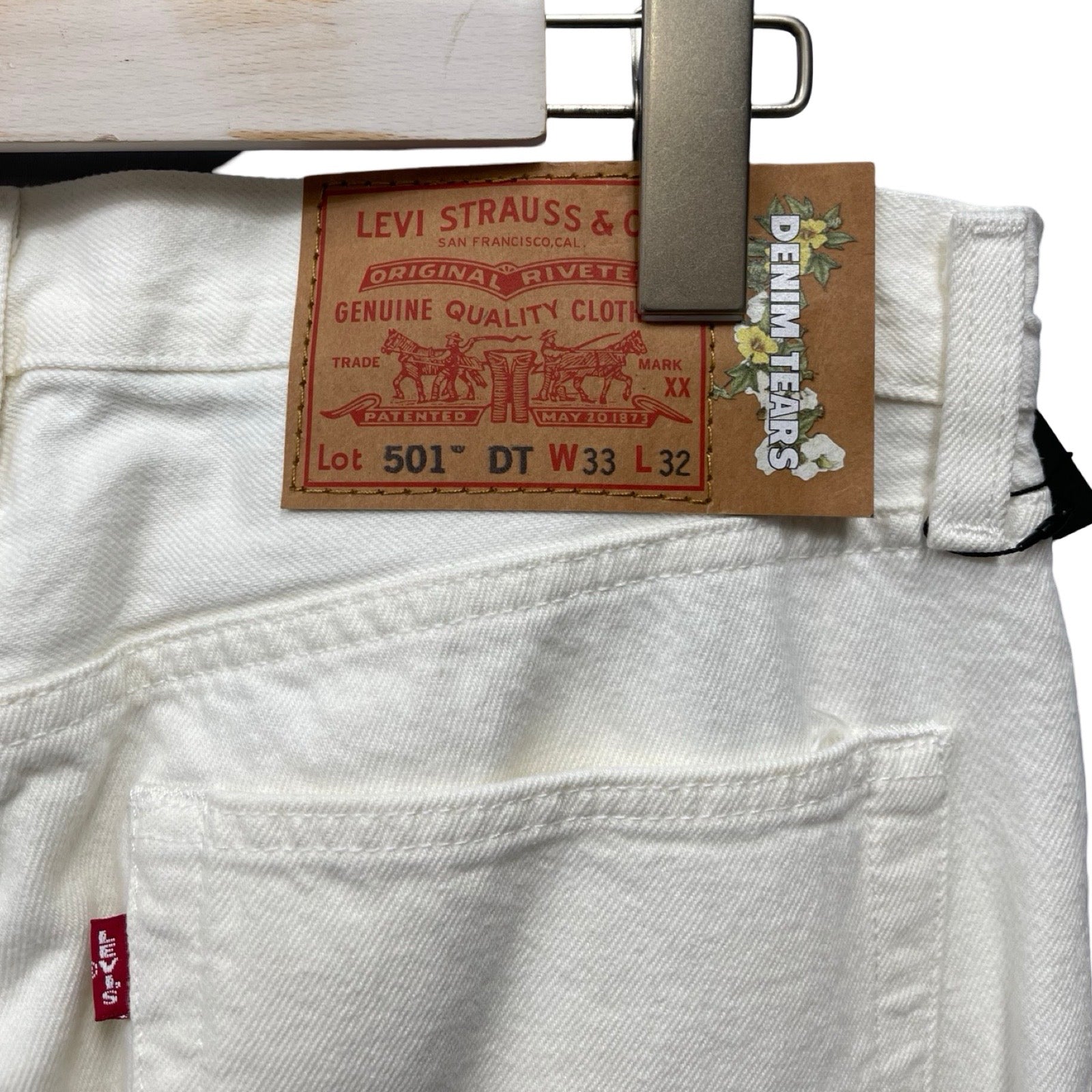 Denim Tears × Levi's Cotton Wreath Jeans CA00342 WPL423 Size W33 L32