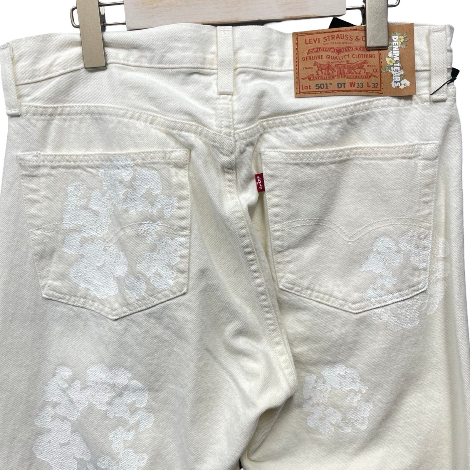 Denim Tears × Levi's Cotton Wreath Jeans CA00342 WPL423 Size W33 L32