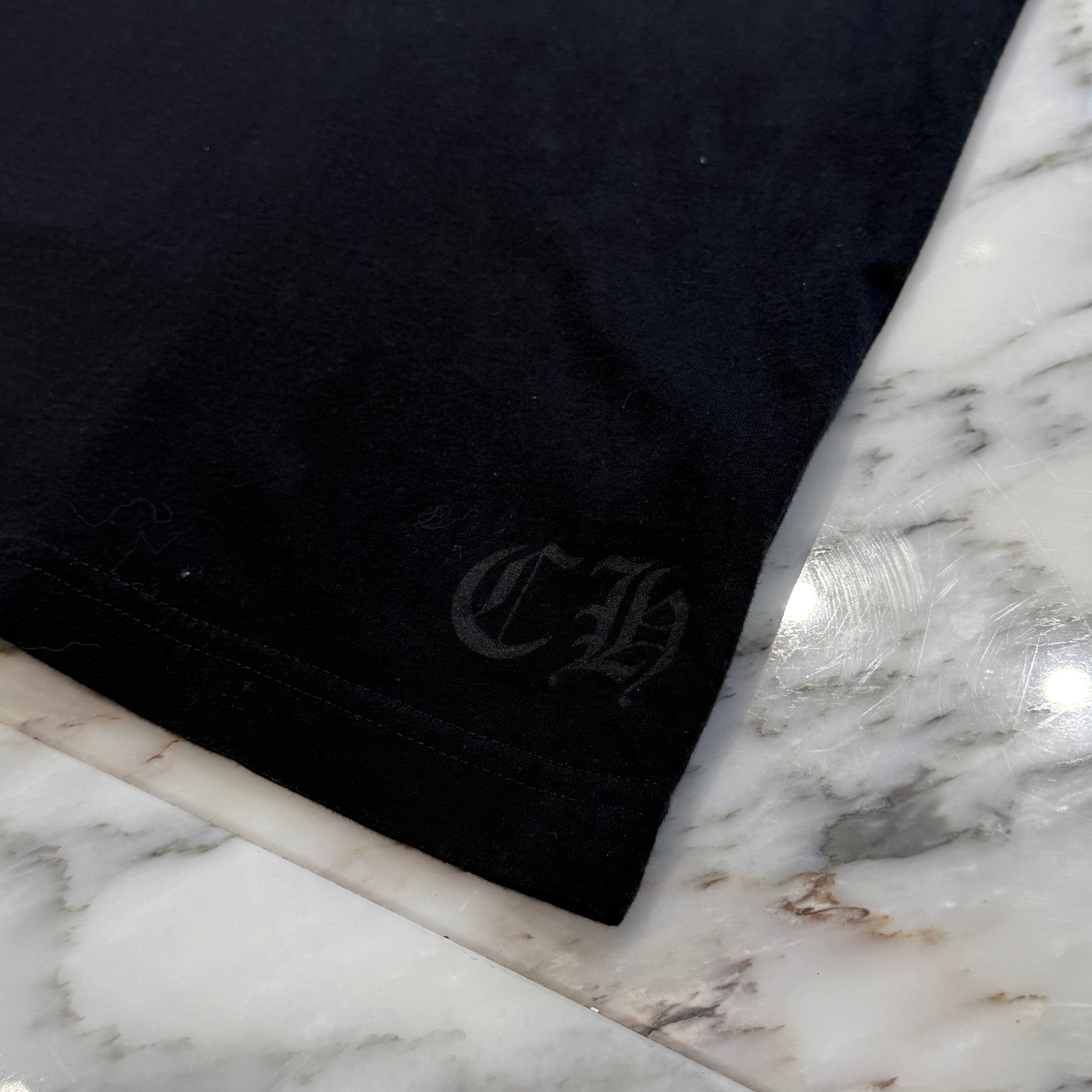 CHROME HEARTS Side Logo Neck Logo Print Tee Size M クロムハーツ サイドロゴ ネックロゴプリント Tシャツ サイズM