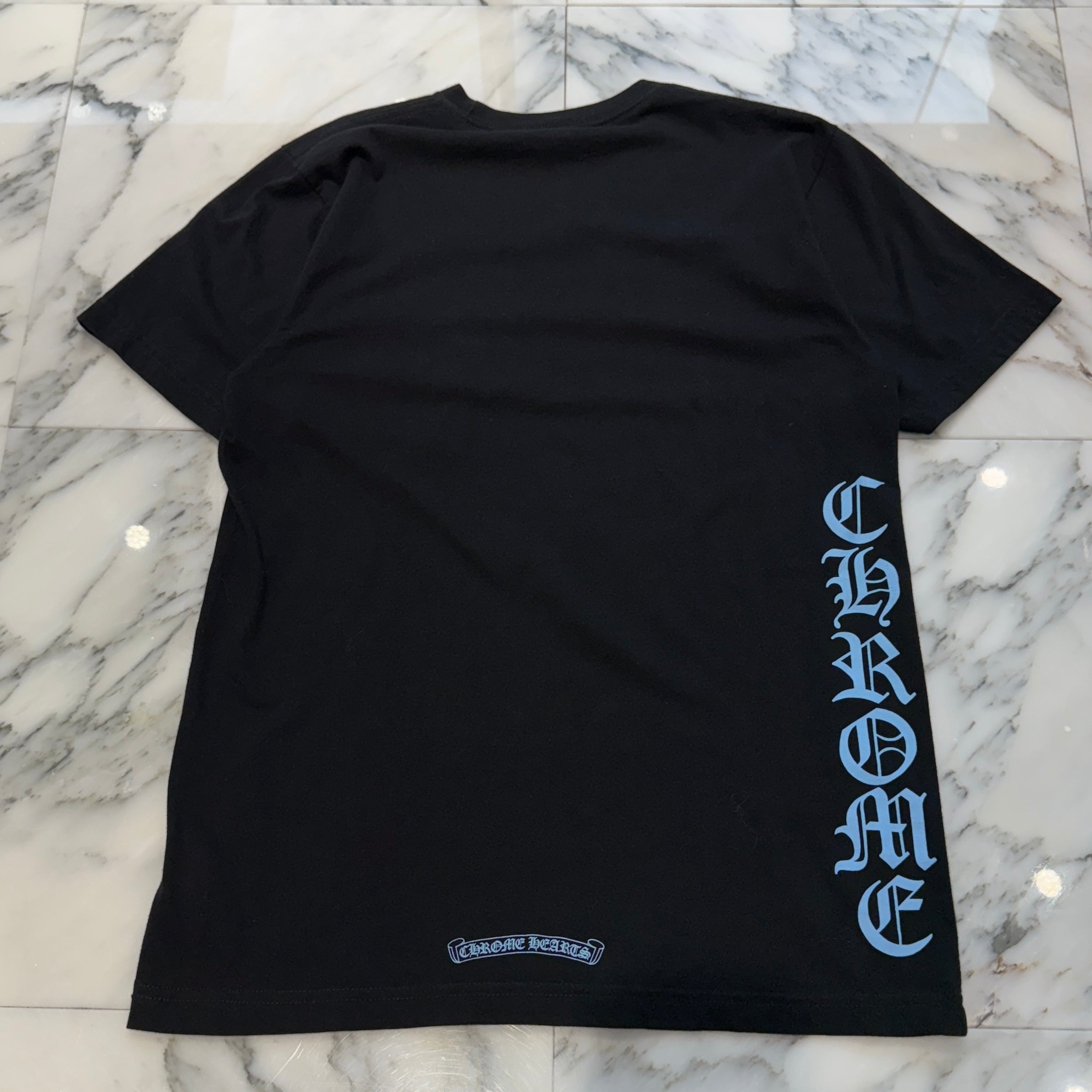 CHROME HEARTS Side Logo Neck Logo Print Tee Size M クロムハーツ サイドロゴ ネックロゴプリント Tシャツ サイズM