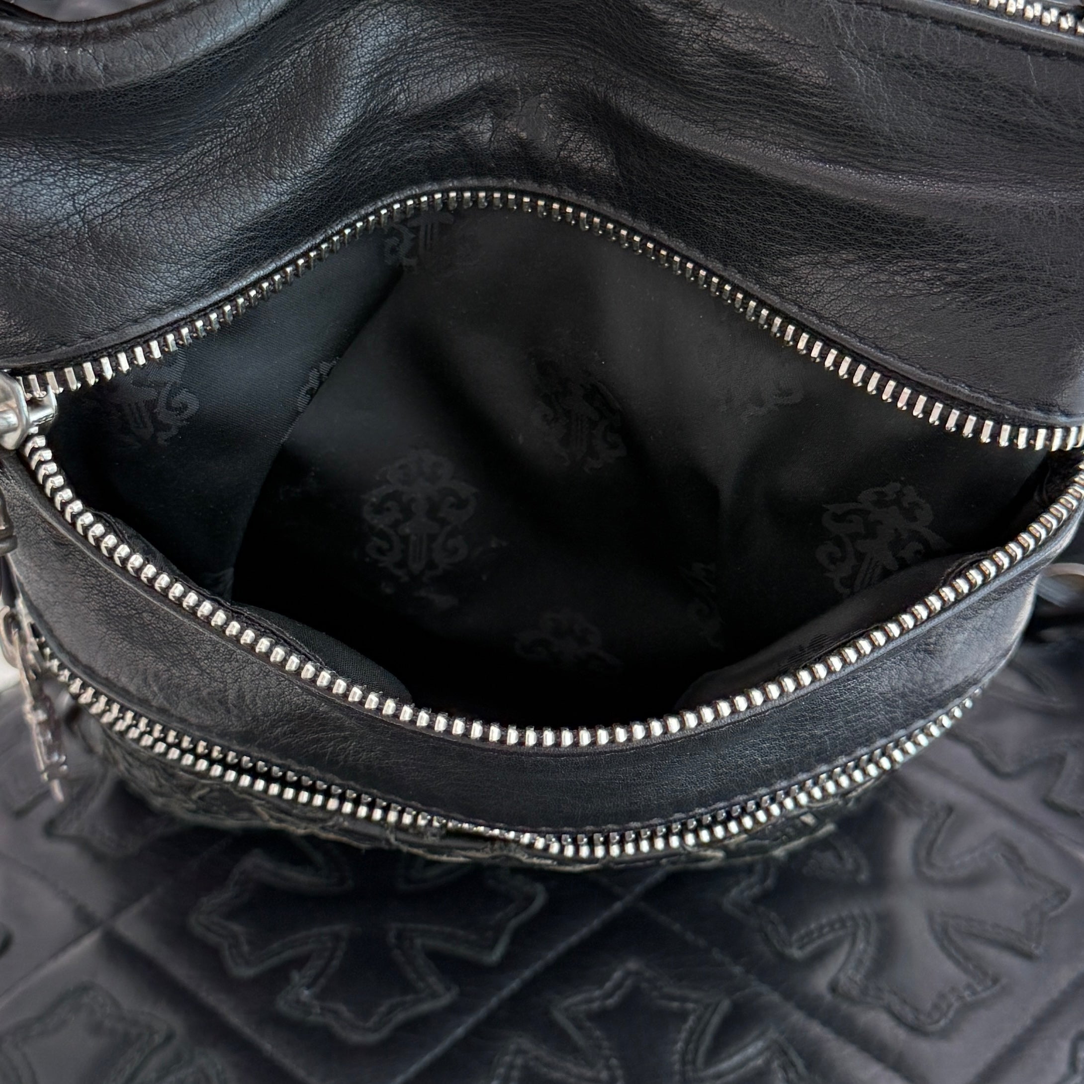 CHROME HEARTS PERRY Leather Shoulder Bag クロムハーツ ペリー レザー ショルダーバッグ