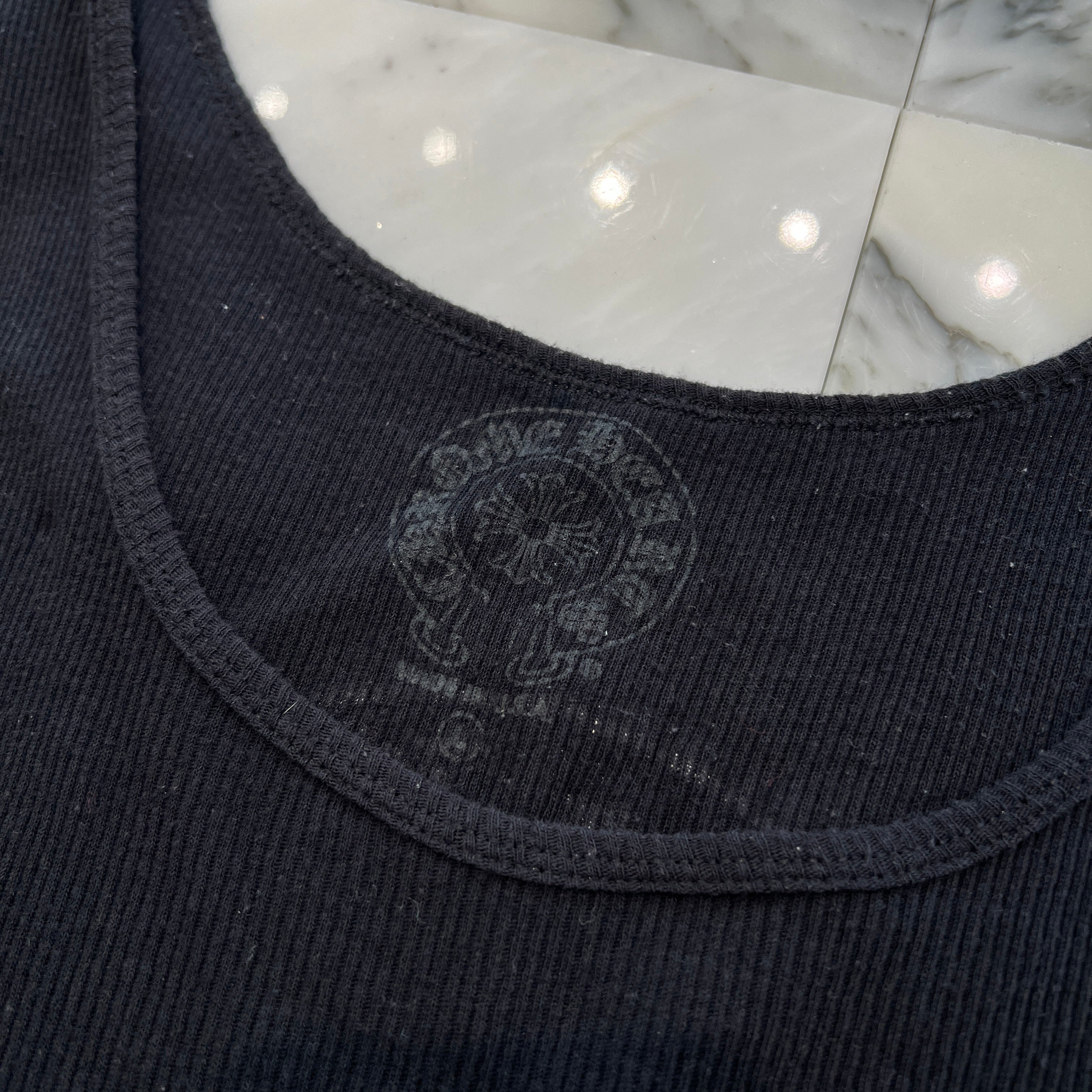 CHROME HEARTS Back Horseshoe Print Tank Top Size L クロムハーツ バックホースシュープリント タンクトップ サイズL