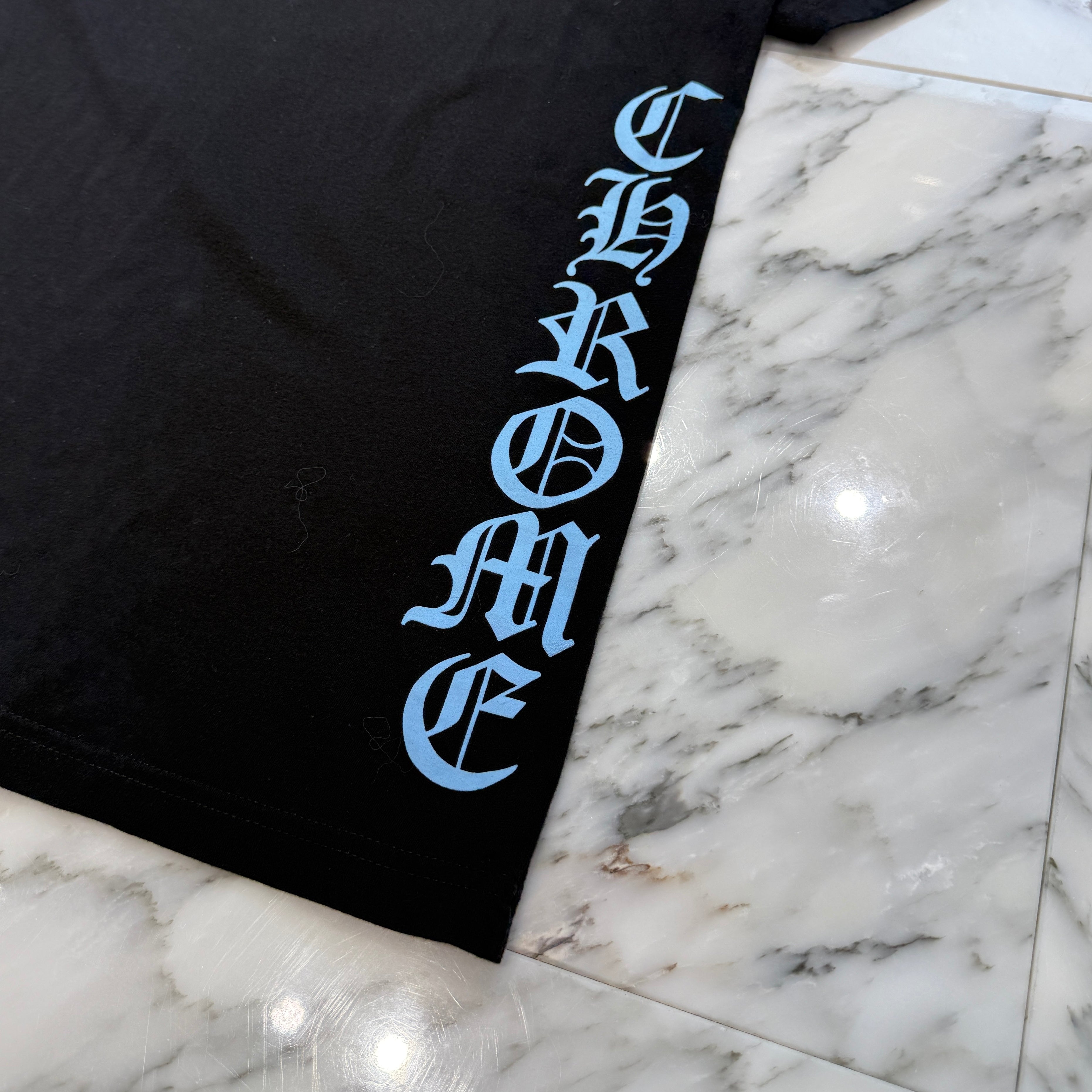 CHROME HEARTS Side Logo Neck Logo Print Tee Size M クロムハーツ サイドロゴ ネックロゴプリント Tシャツ サイズM