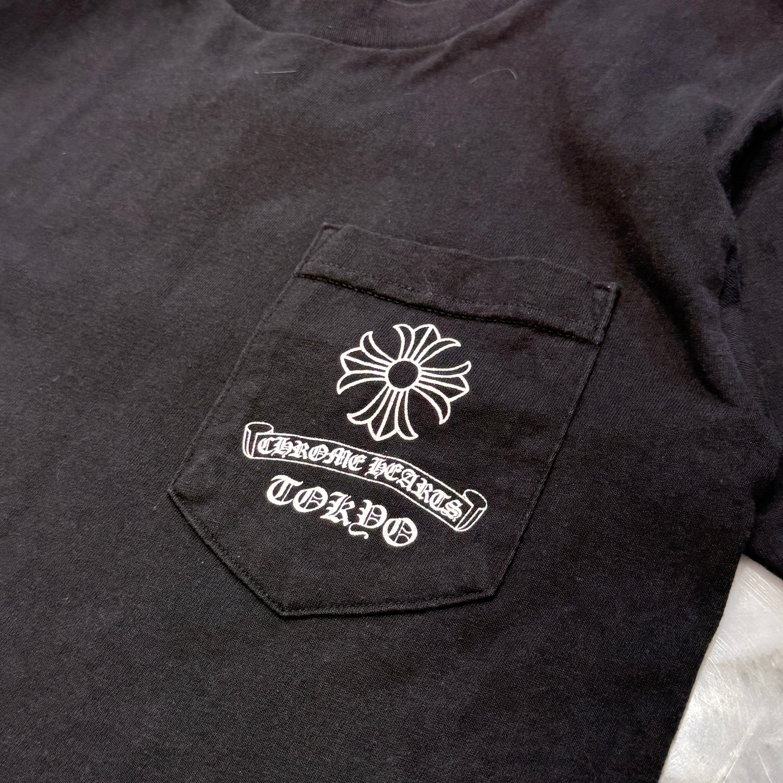 CHROME HEARTS TOKYO Limited Back CH Plus Print Tee Size S クロム