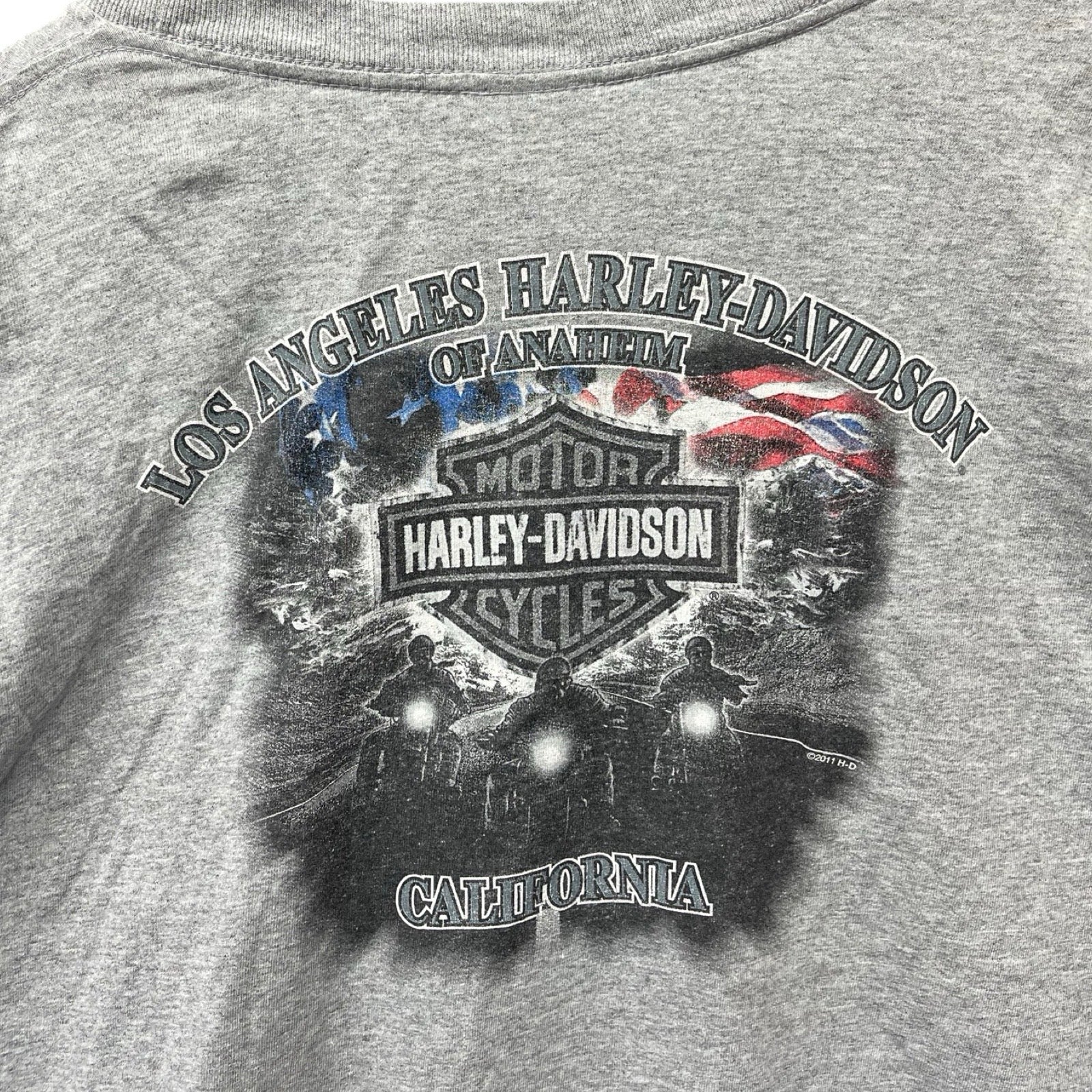 Vintage 00's Harley-Davidson "Los Angels Harley-Davidson Of Anaheim" 2011 L/S Tee