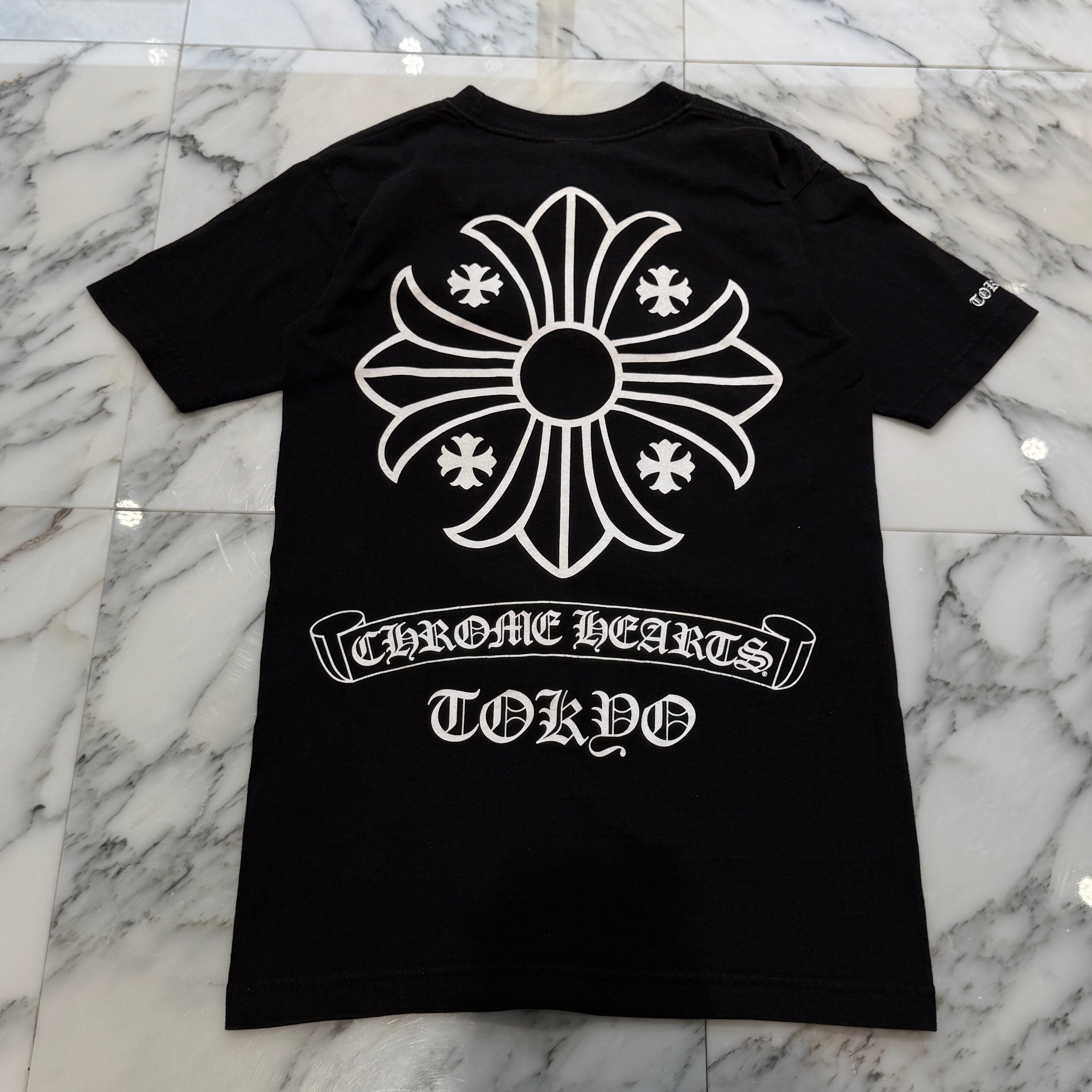 CHROME HEARTS TOKYO Limited Back CH Plus Print Tee Size S クロムハーツ 東京限定 バック CHプラス プリント Tシャツ サイズS