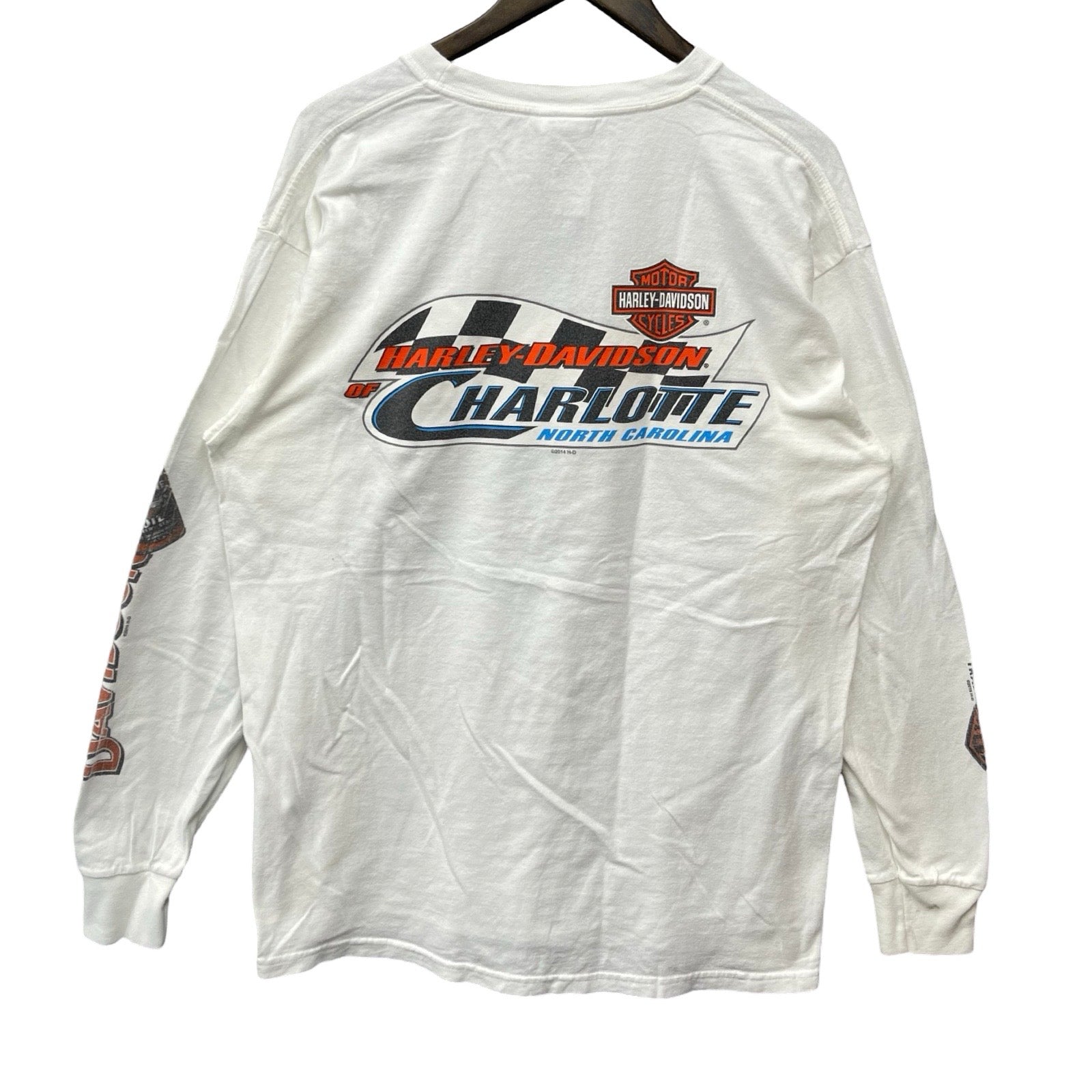 Vintage 00's Harley-Davidson "GENUINE OIL & Doc's" 2014-2015 L/S Tee Size L