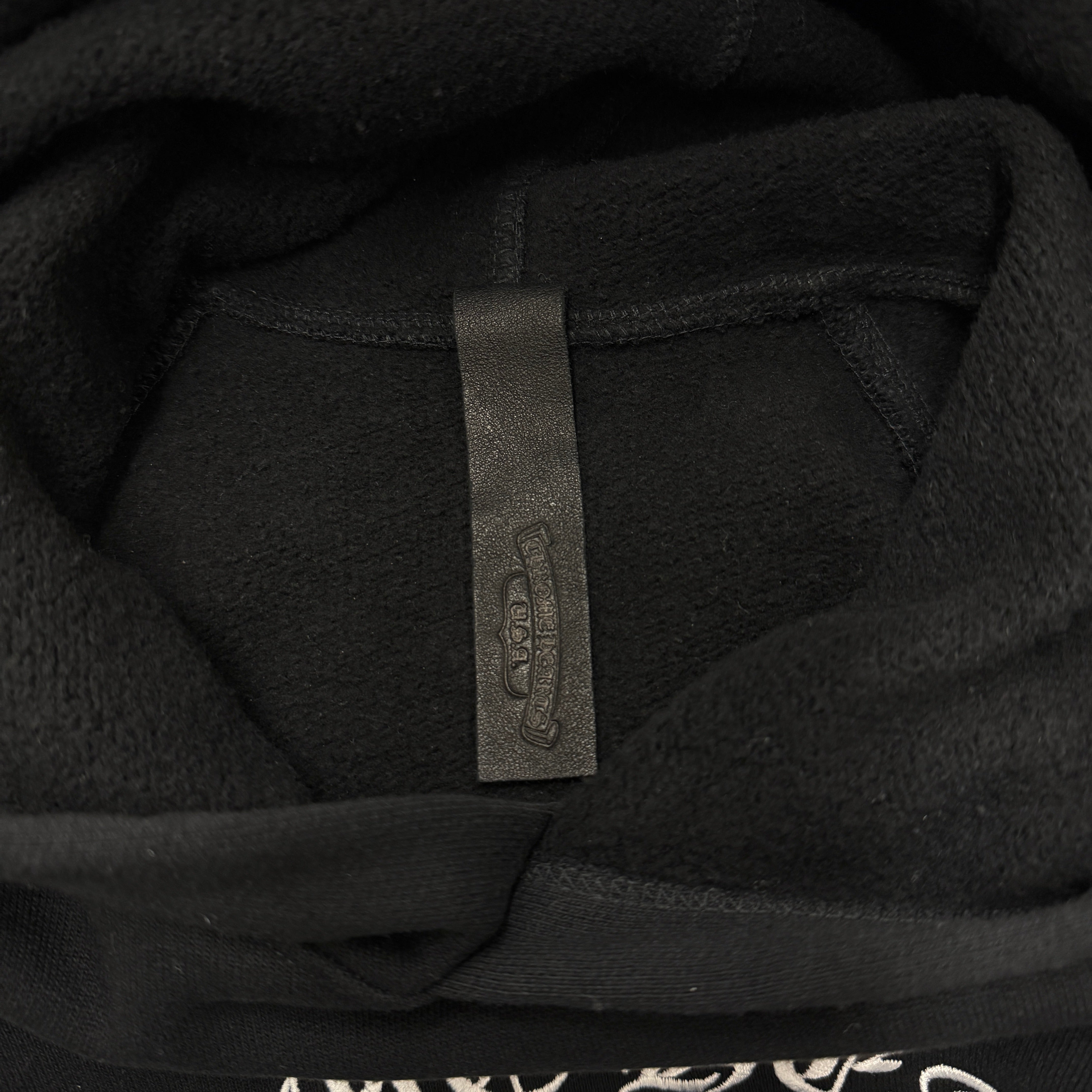 CHROME HEARTS King Taco Cemetery Cross Embroidery Pullover Hoodie Size L クロムハーツ キングタコ セメタリークロス 刺繍 プルオーバーフーディ サイズL