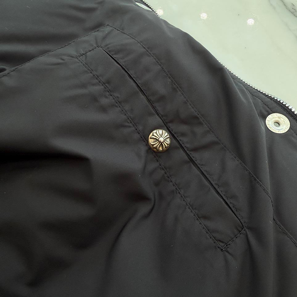 CHROME HEARTS CH Plus Ladies Stiff Down Jacket Size L クロムハーツ CHプラス レディース スティッフ ダウンジャケット サイズL