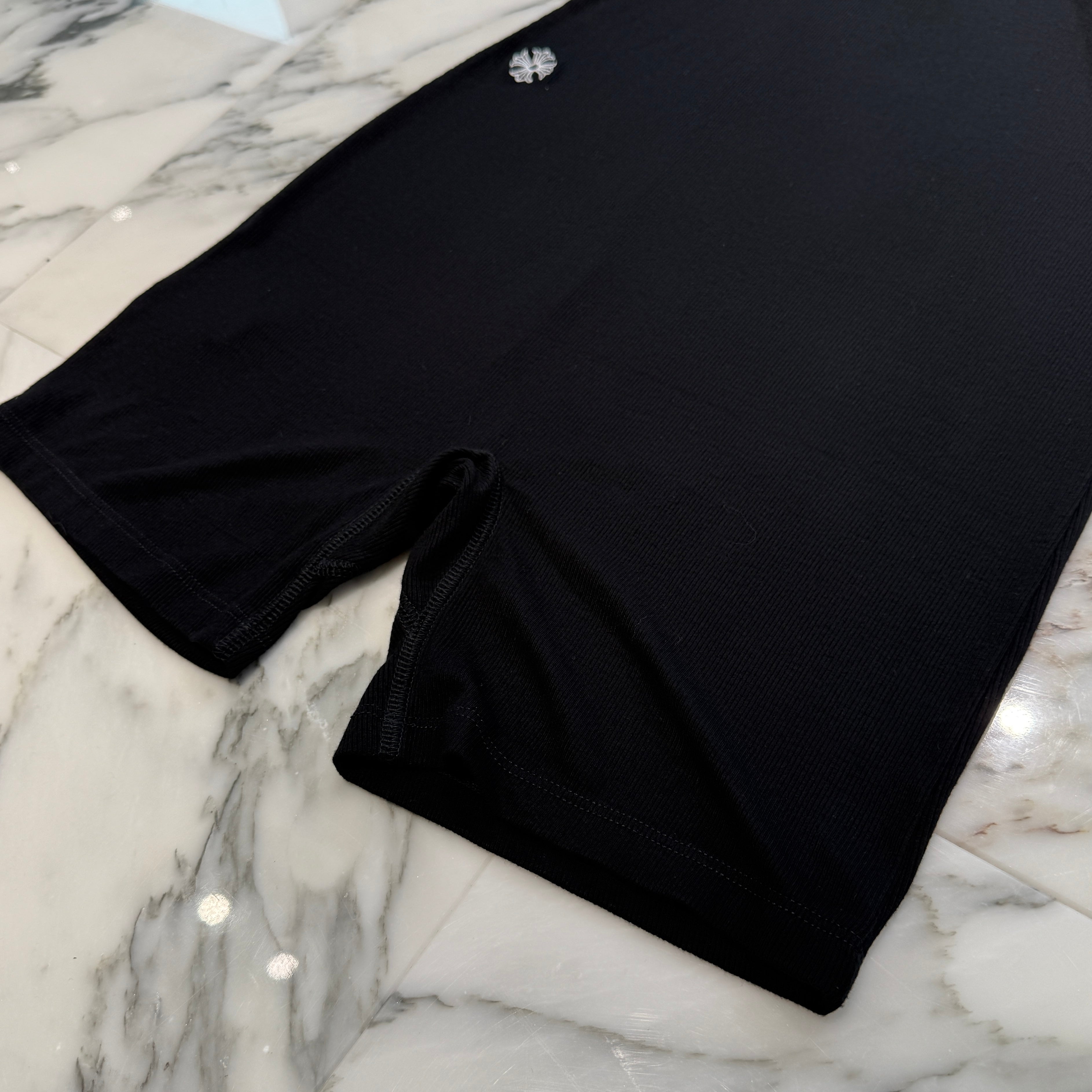 CHROME HEARTS Ynot CH Embroidery Ribbed Onesie Body Suit Size M