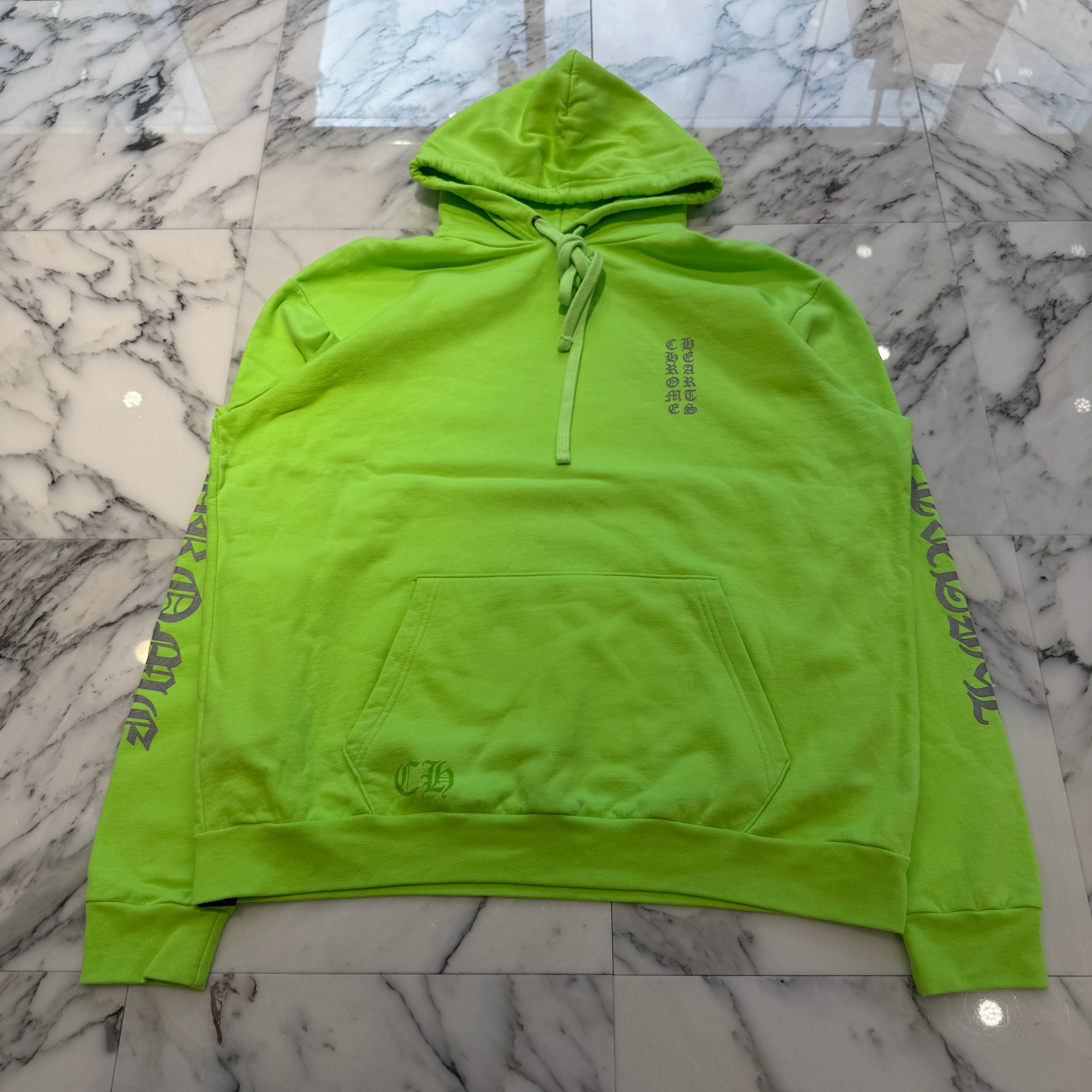 CHROME HEARTS Miami Limited Vertical Logo Pullover Hoodie Size XL クロムハーツ マイアミ限定 ヴァーティカルロゴ プルオーバーフーディ サイズXL