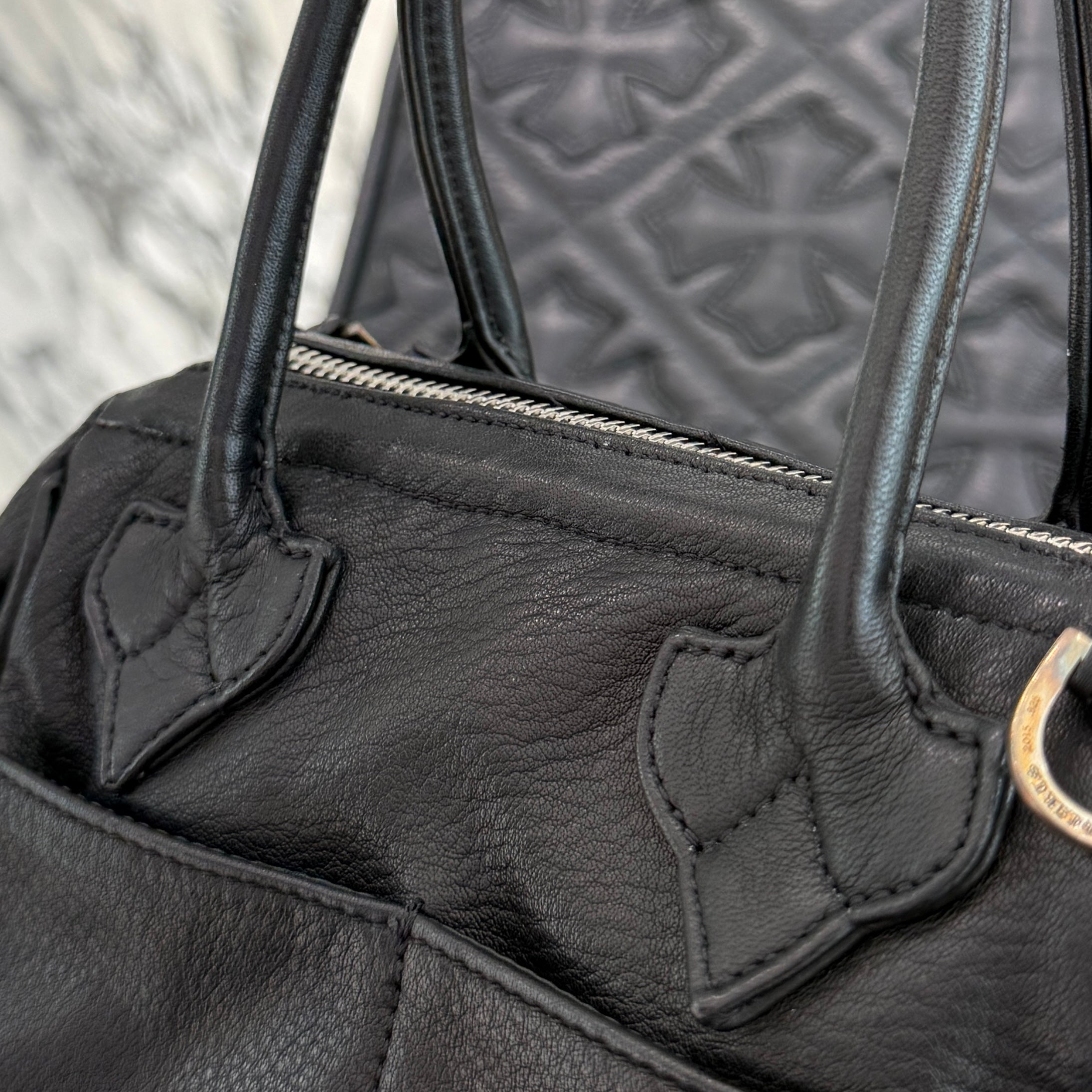 CHROME HEARTS MOCHITA Leather Hand Bag クロムハーツ MOCHITA レザー ハンドバッグ ショルダーバッグ