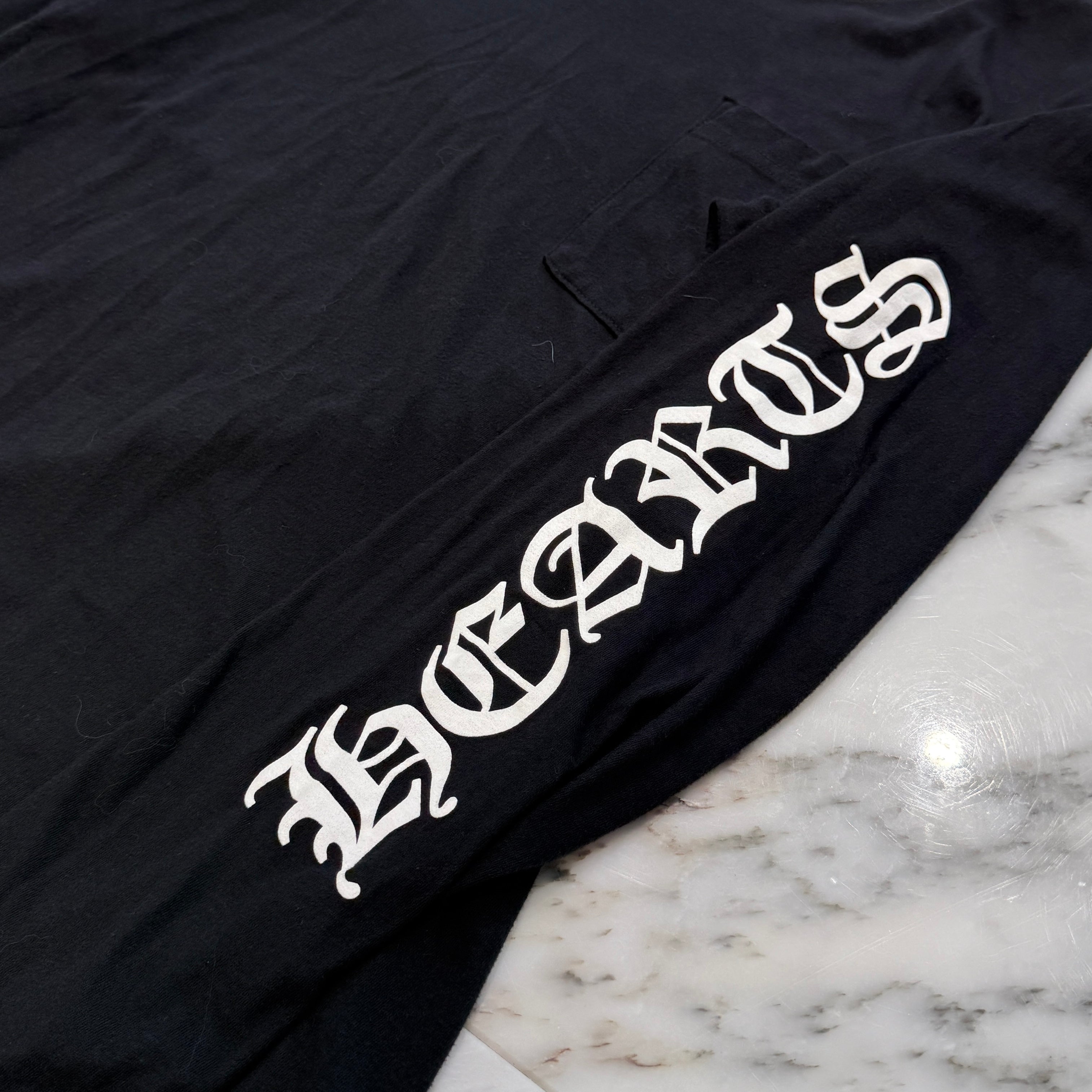 CHROME HEARTS Neck Logo Long Sleeve Tee Size M  クロムハーツ ネックロゴ ロングスリーブTシャツ サイズM