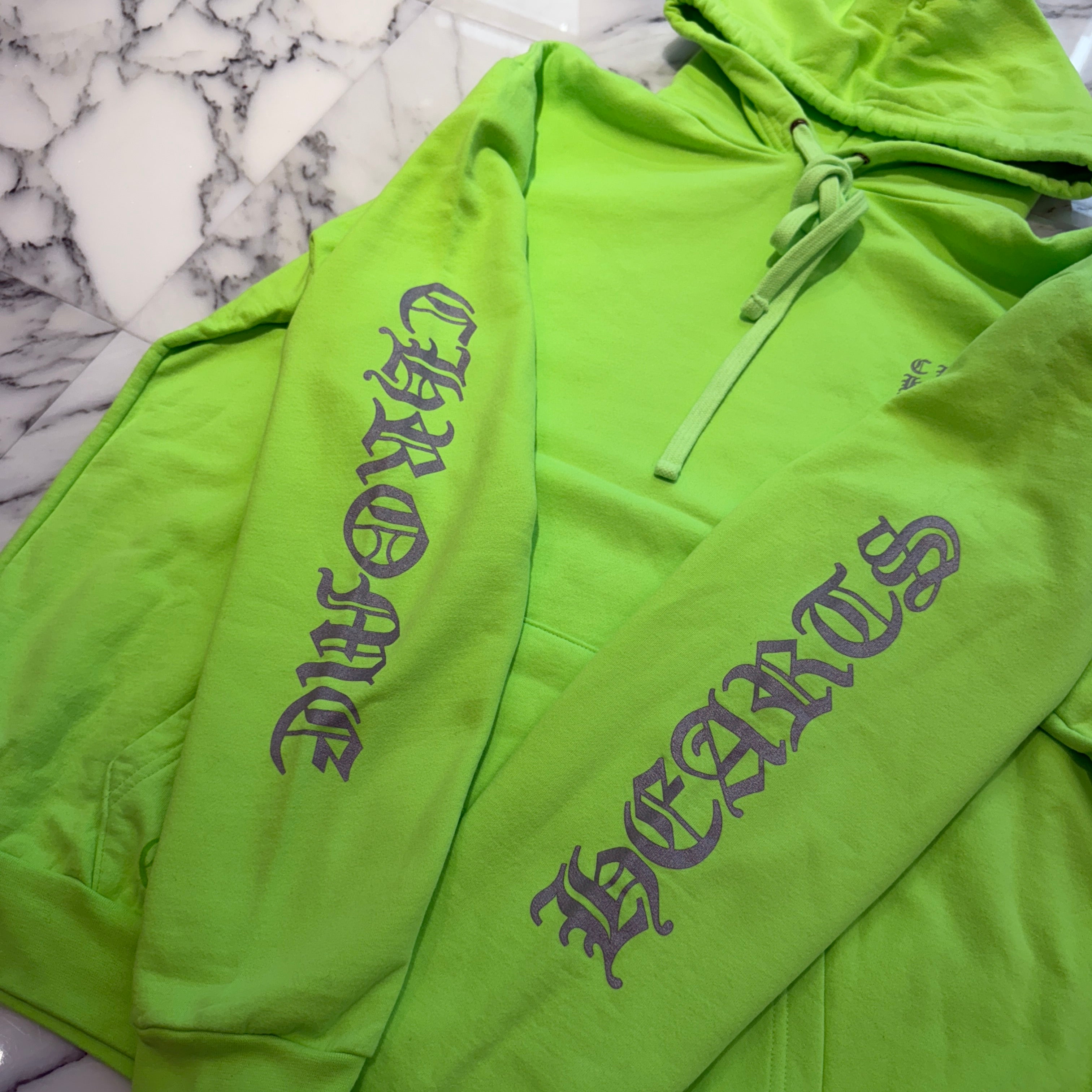 CHROME HEARTS Miami Limited Vertical Logo Pullover Hoodie Size XL クロムハーツ マイアミ限定 ヴァーティカルロゴ プルオーバーフーディ サイズXL