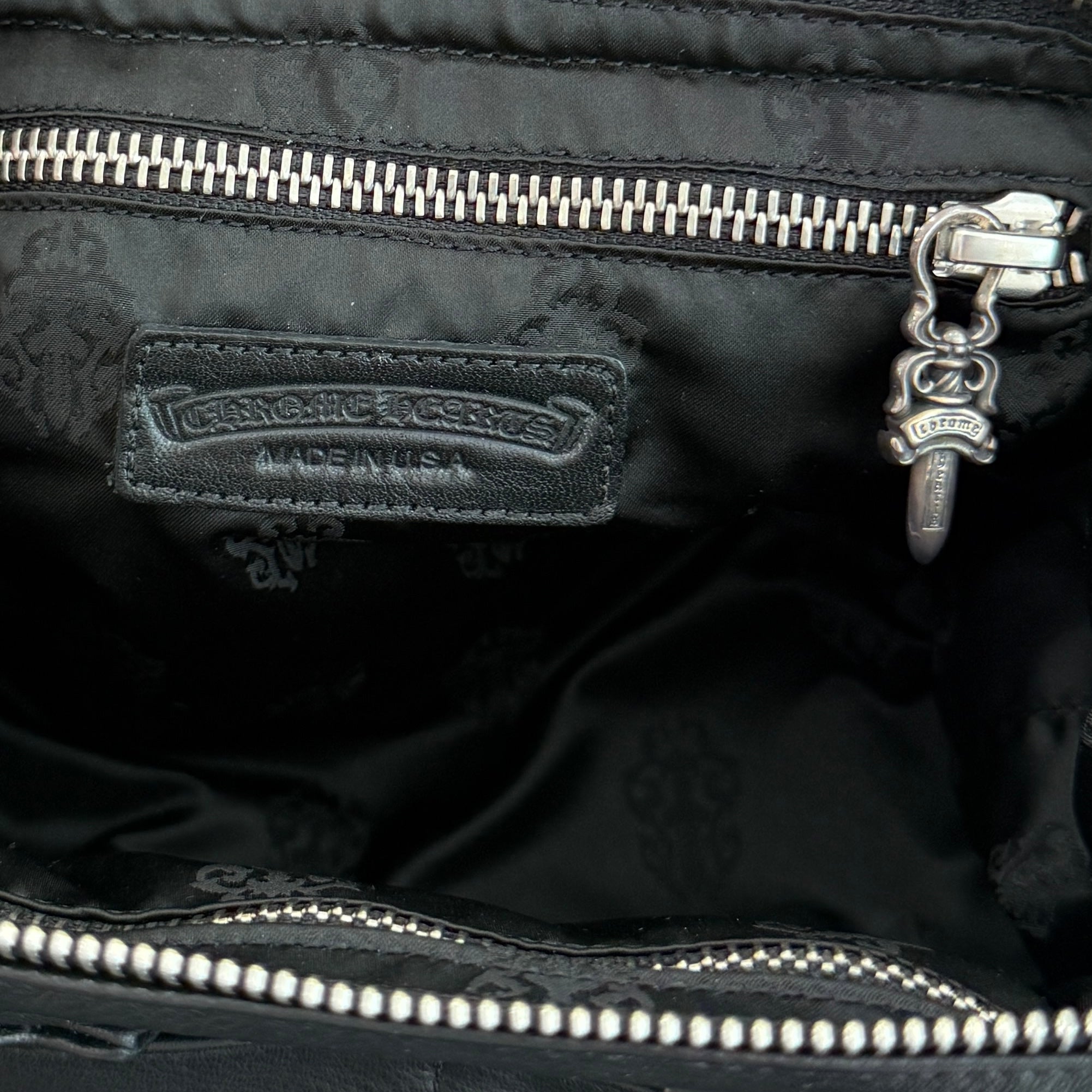 CHROME HEARTS MOCHITA Leather Hand Bag クロムハーツ MOCHITA レザー ハンドバッグ ショルダーバッグ