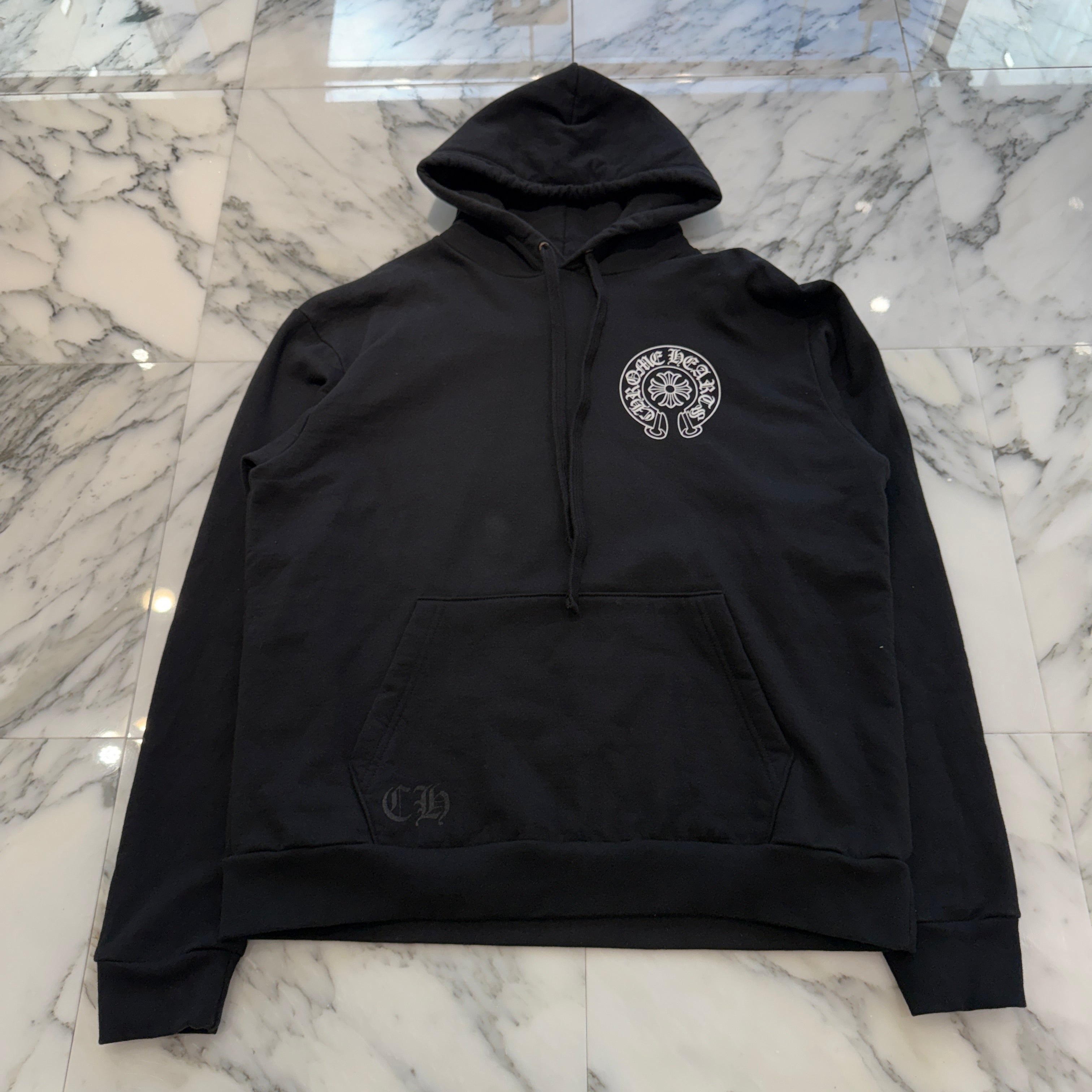 CHROME HEARTS OSAKA Limited Horseshoe Pullover Hoodie Size M