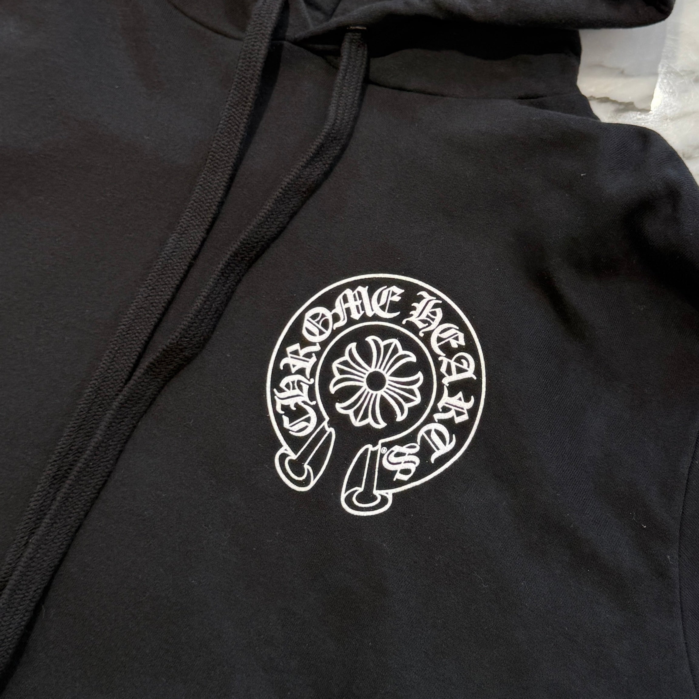 CHROME HEARTS OSAKA Limited Horseshoe Pullover Hoodie Size M
