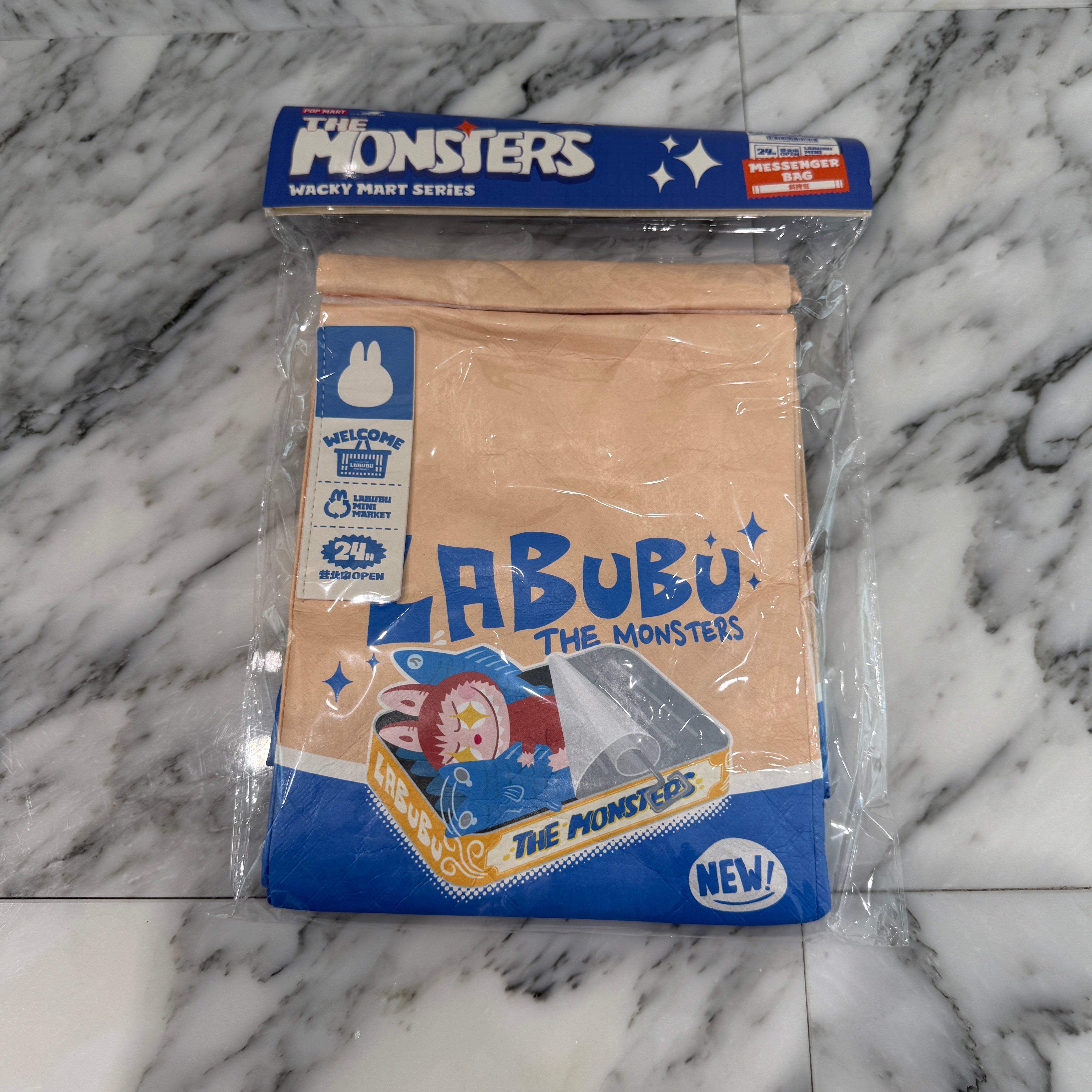 POP MART THE MONSTERS Wacky Mart Series Messenger Bag ポップマート ザ・モンスターズ ワッキーマートシリーズ メッセンジャーバッグ