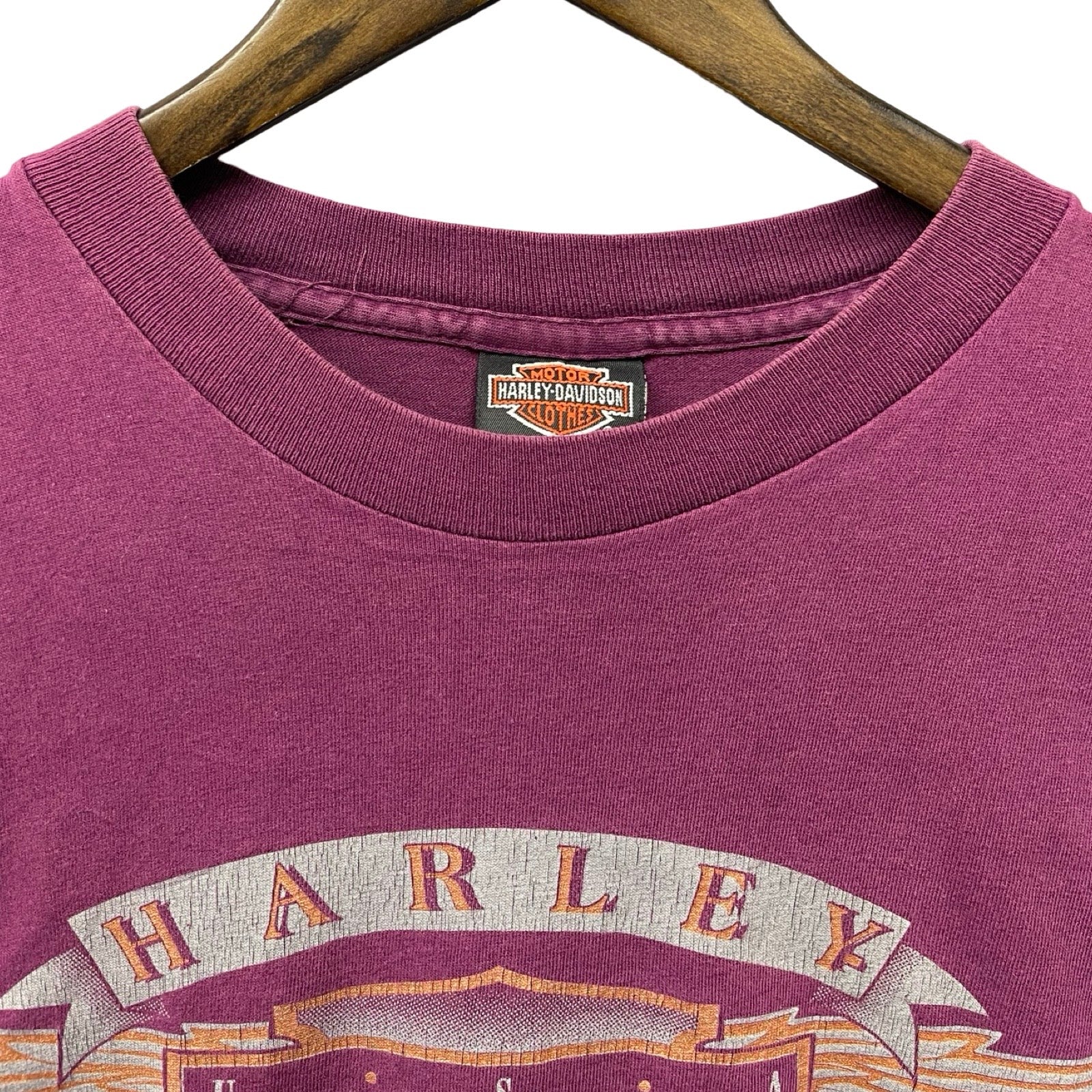 Vintage 90's Harley-Davidson "NORTH TEXAS" Dallas 1993 S/S Tee Size L