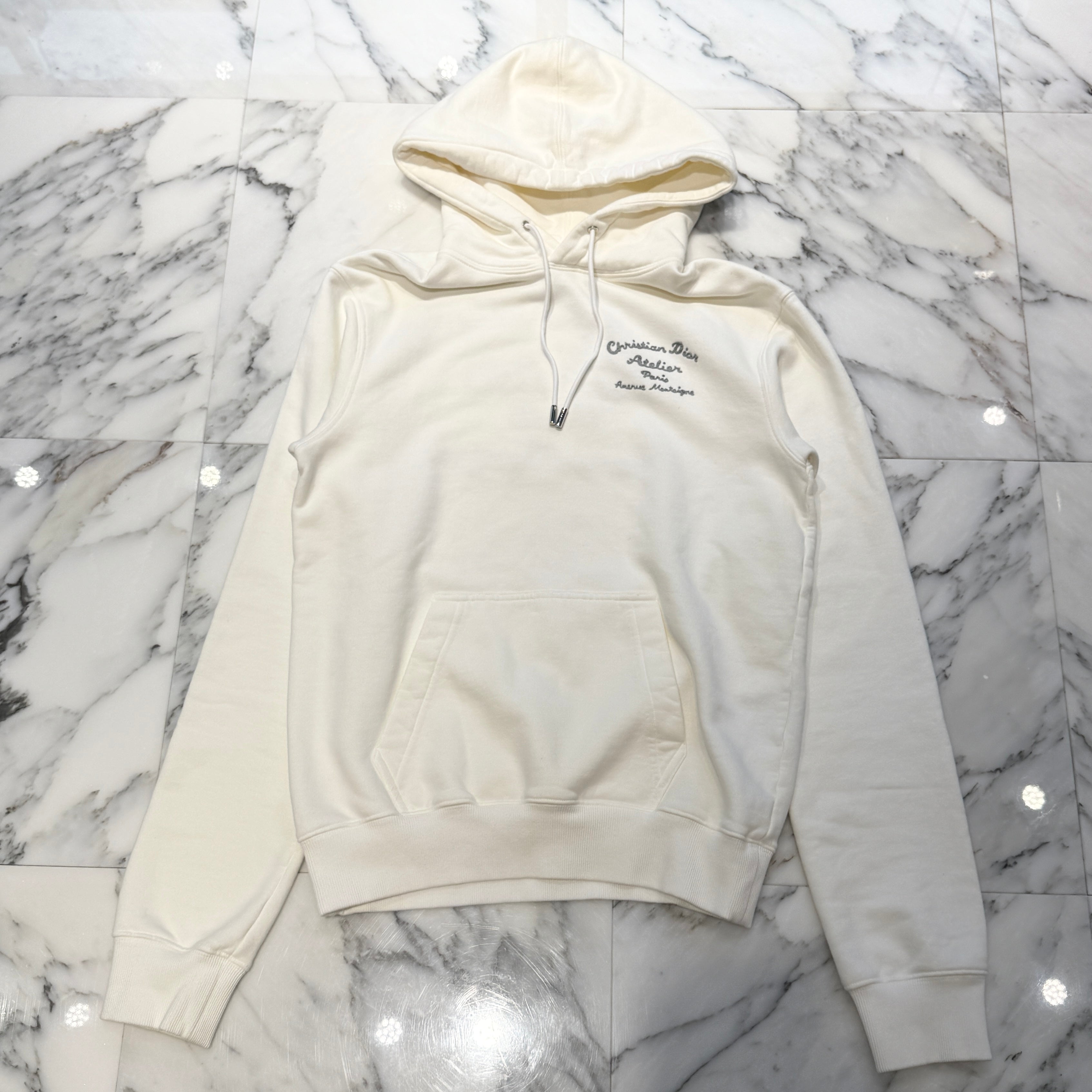 DIOR 2023SS Christian Dior Atelier Embroidery Pullover Hoodie 293J698A0531 Size XS ディオール クリスチャンディオール アトリエ 刺繍 プルオーバーフーディ サイズXS