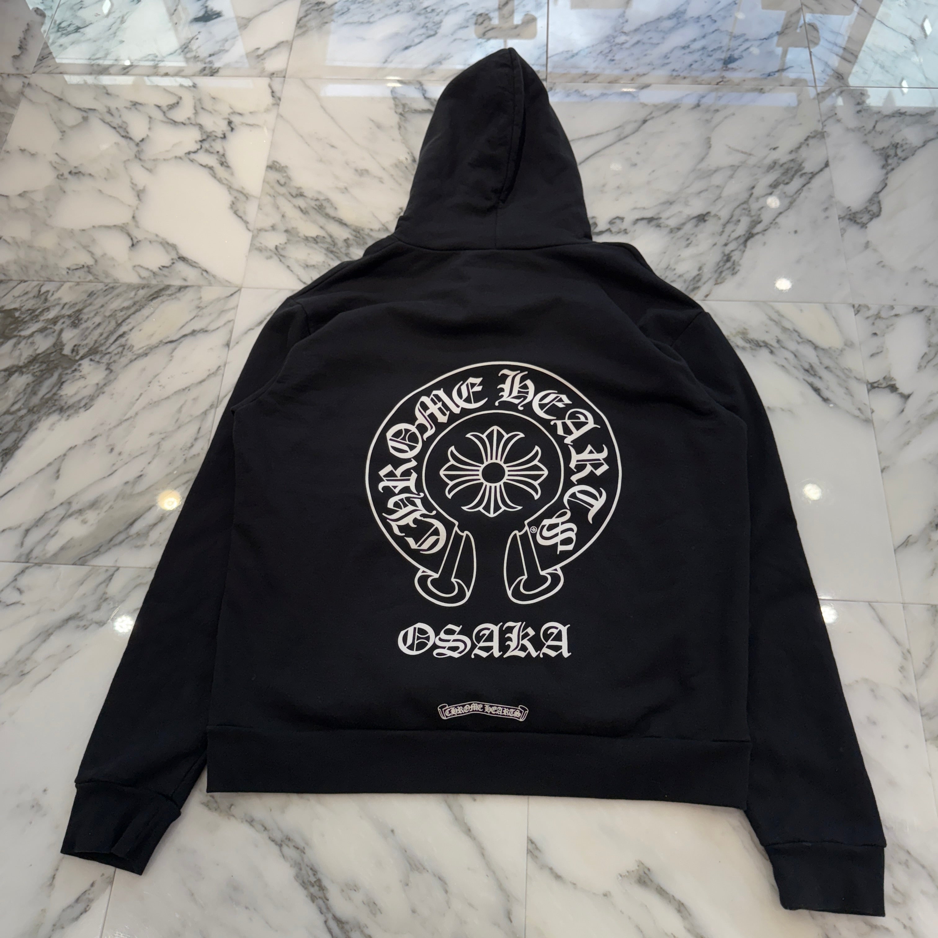 クロムハーツHorseshoe Print Pullover Hoodie 大阪 CHROME HEARTS OSAKA Limited Horseshoe Pullover Hoodie Size M