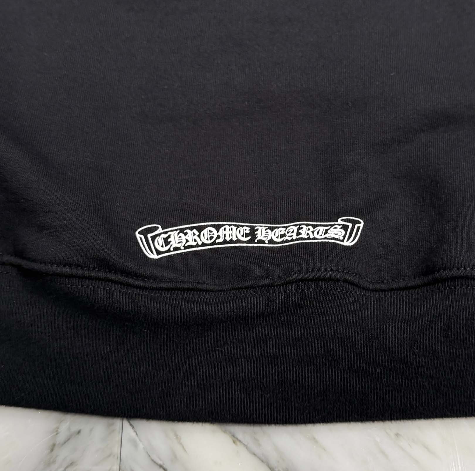 CHROME HEARTS Vertical Logo Zip Up Hoodie Size L クロムハーツ ヴァーティカルロゴ ジップアップフーディー サイズL