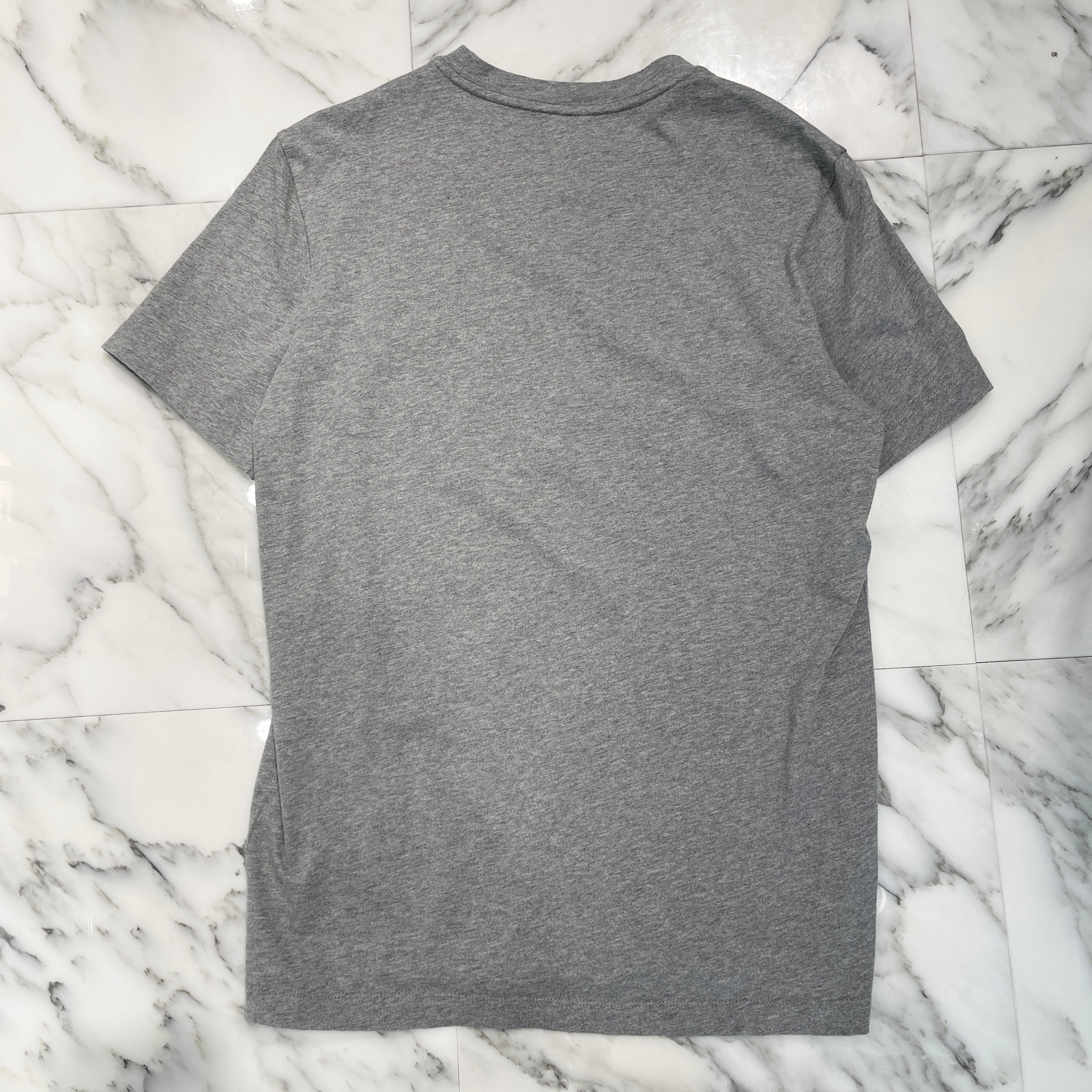 MONCLER 2023SS Flocked Logo Patch Vintage Cotton Tee J20918C00024 8390T Size M モンクレール フロッキーロゴパッチ ヴィンテージコットン Tシャツ サイズM