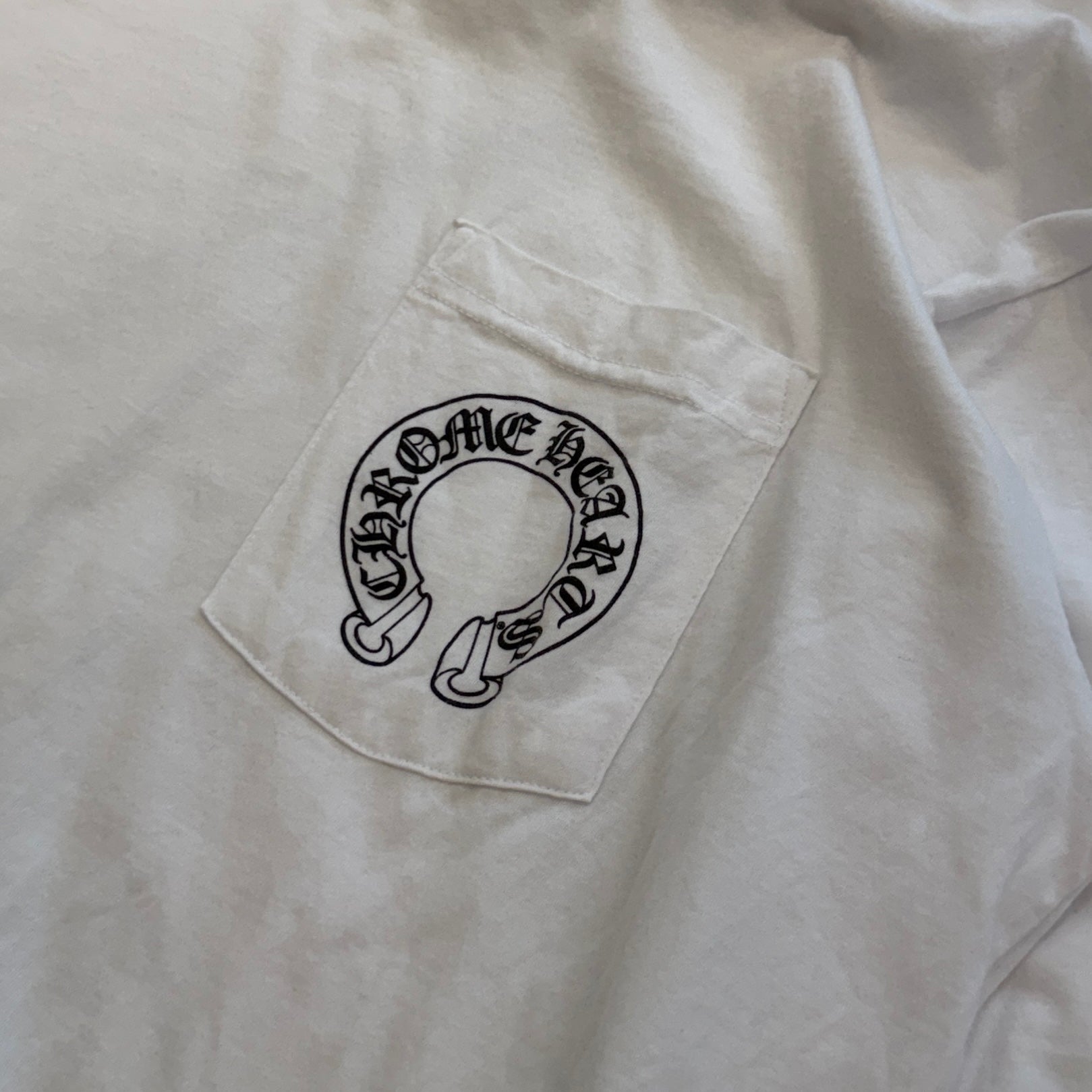 CHROME HEARTS Floral Cross Horseshoe Long Sleeve Tee Size XL クロムハーツ フローラルクロス ホースシュー ロングスリーブTシャツ サイズXL