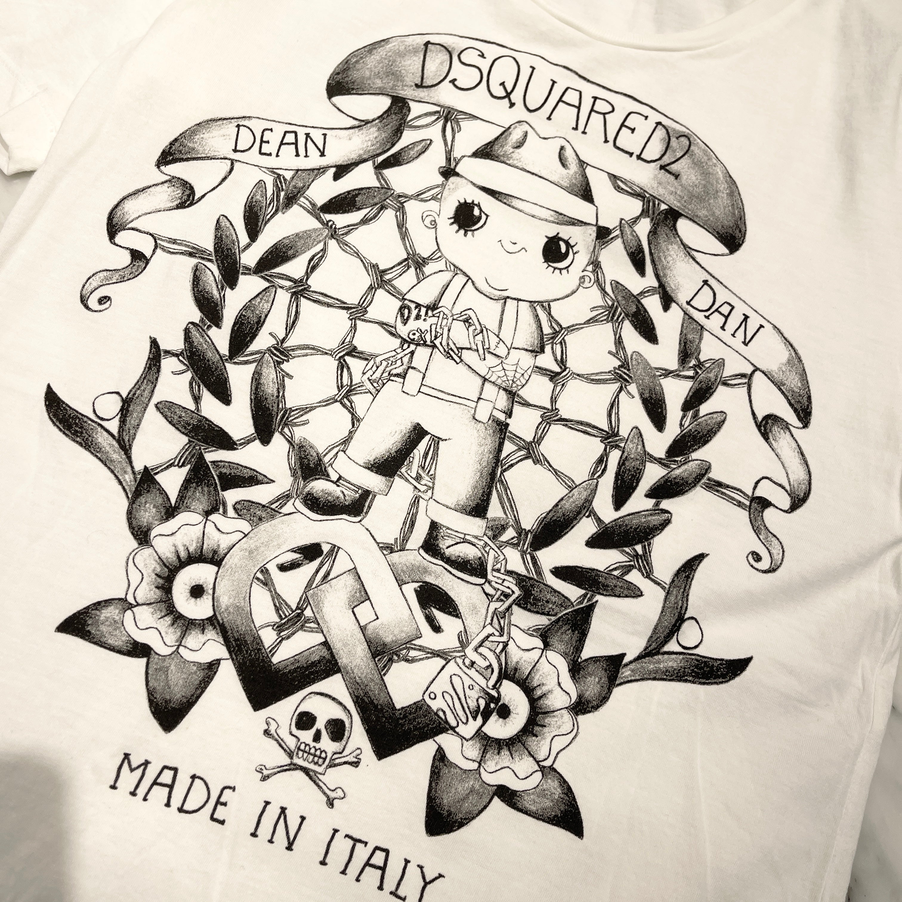 DSQUARED2 2017SS Lumberjack Print Tee s72GC0979 S21600 Size XXS ディースクエアード ランバージャック プリント Tシャツ サイズXXS