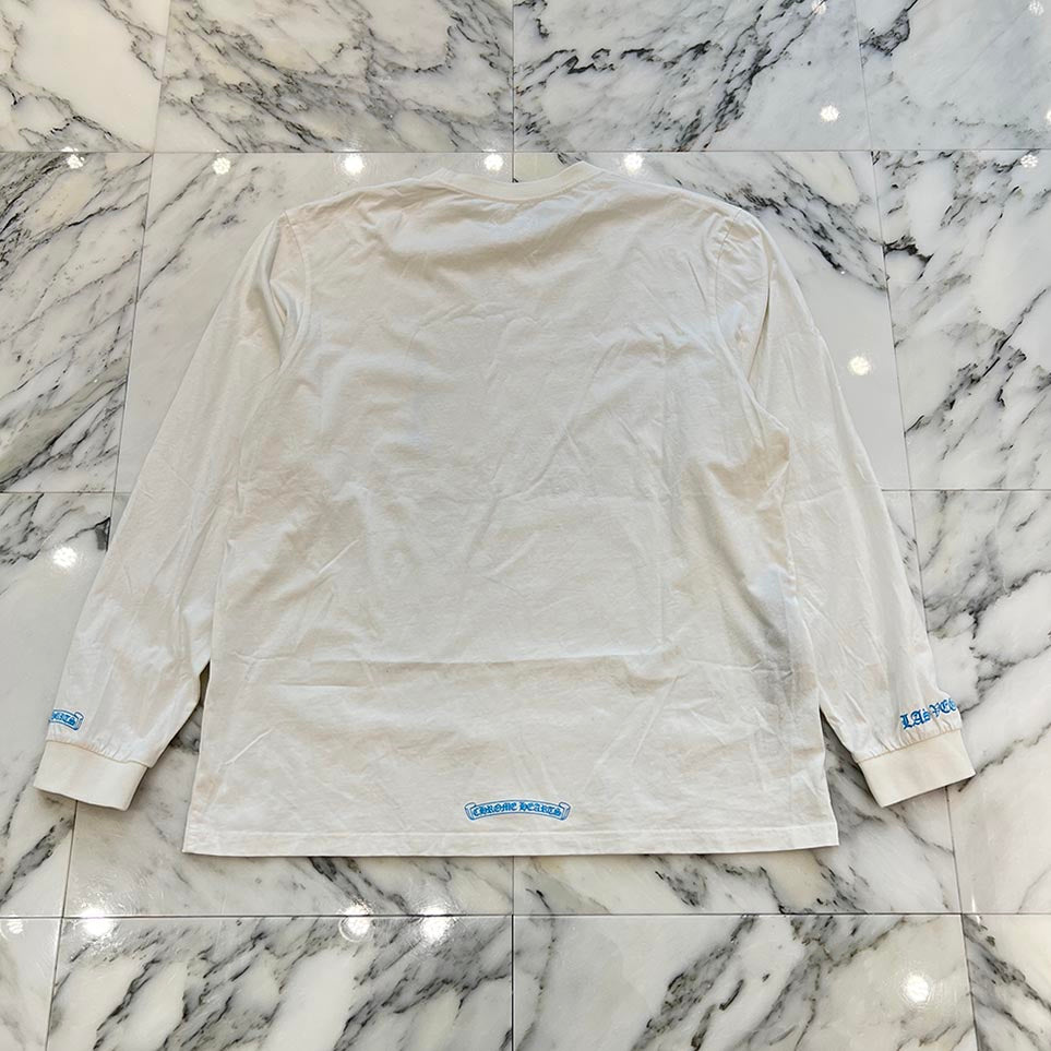 CHROME HEARTS Las Vegas Limited Neck Logo Dice Print Long Sleeve Tee Size XL クロムハーツ ラスベガス限定 ネックロゴ ダイス プリント ロングスリーブ Tシャツ サイズXL