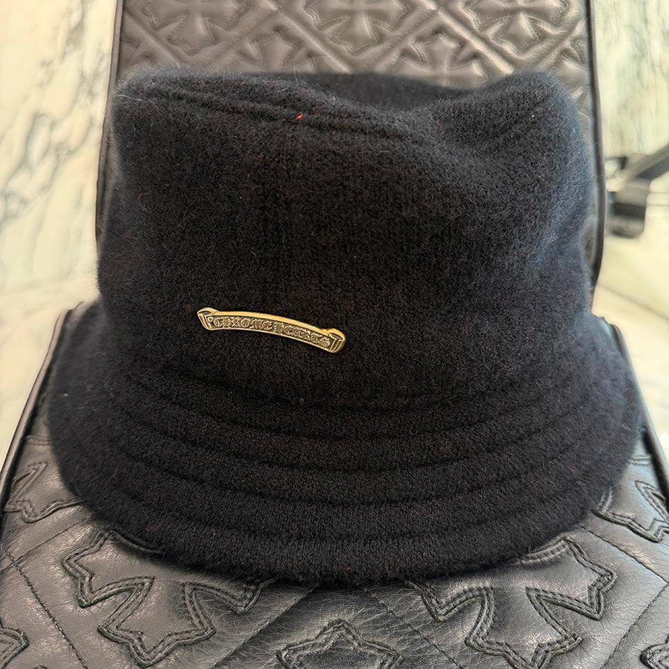 CHROME HEARTS 2024AW Cashmere CH Logo Bucket Hat Size M(28.5cm) クロムハーツ カシミア CHロゴ バケットハット サイズM(28.5cm)