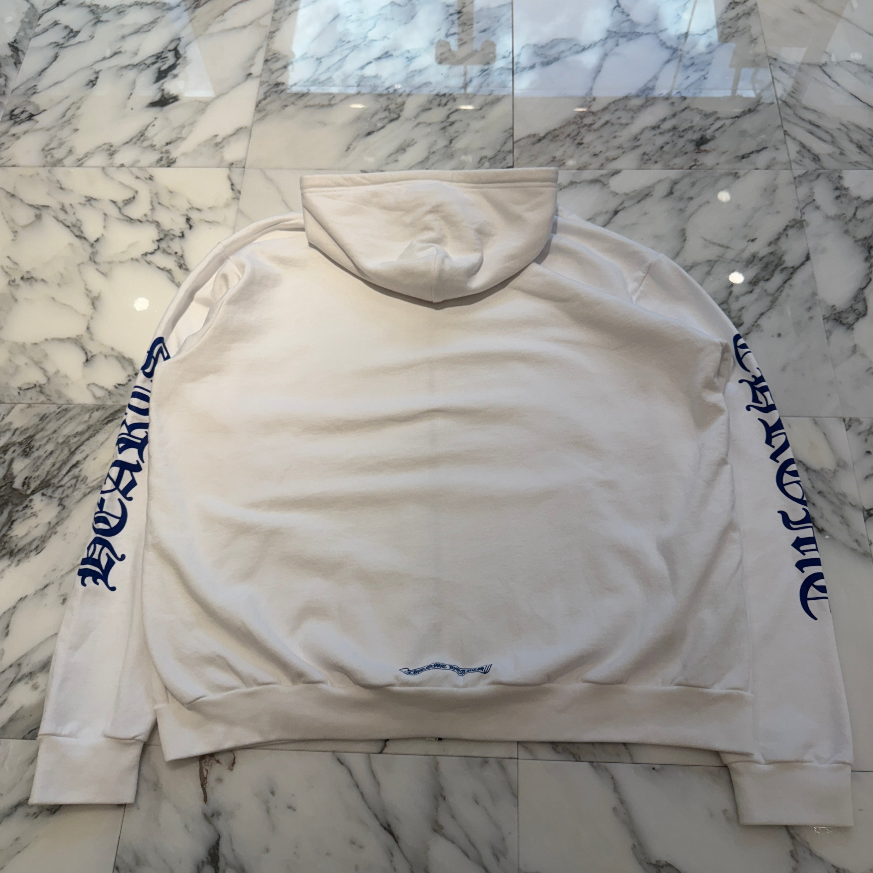 CHROME HEARTS Vertical Logo Zip Up Hoodie Size XL クロムハーツ ヴァーティカルロゴ ジップアップフーディー サイズXL