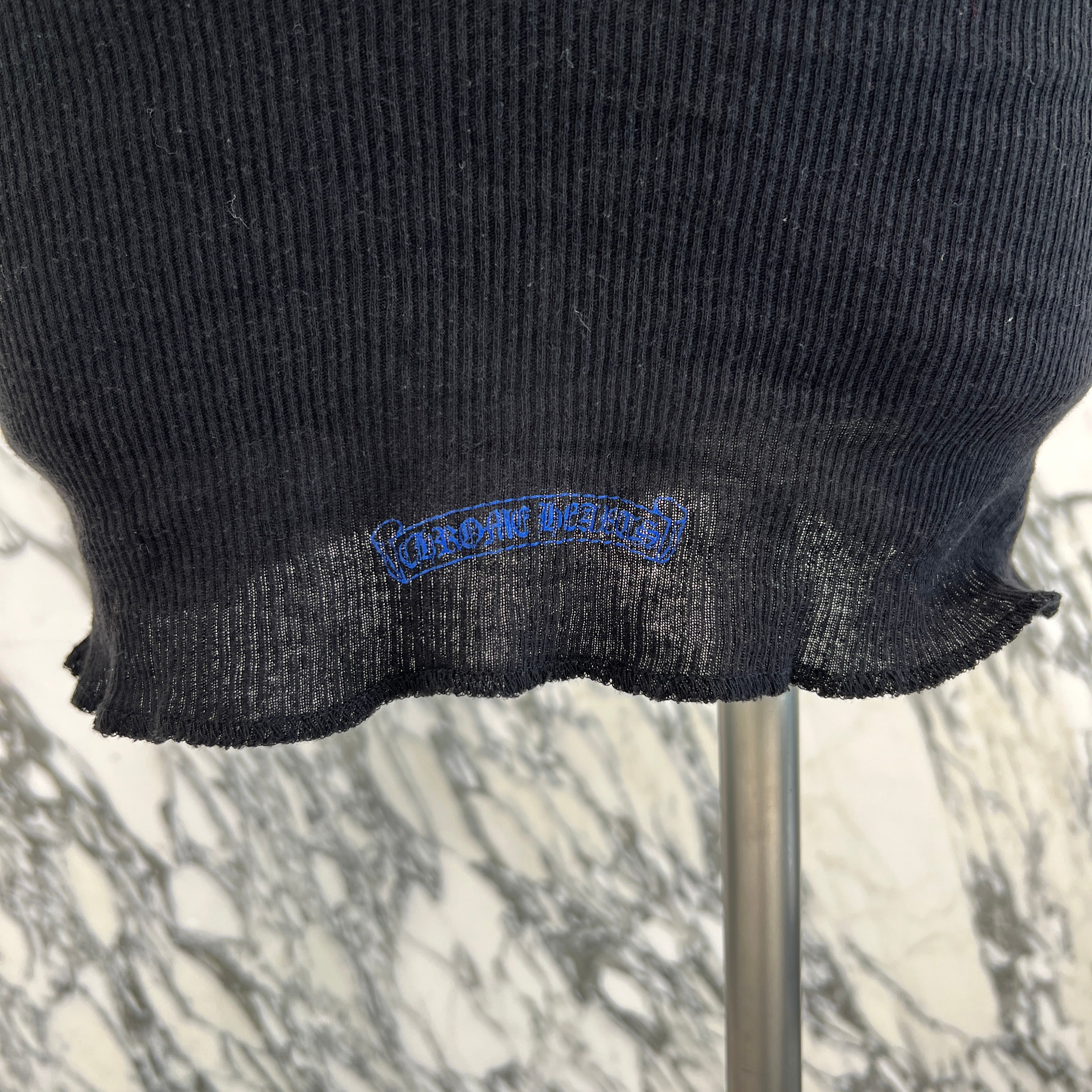 CHROME HEARTS Triple CH Plus Back Circle Print Tank Top Size M