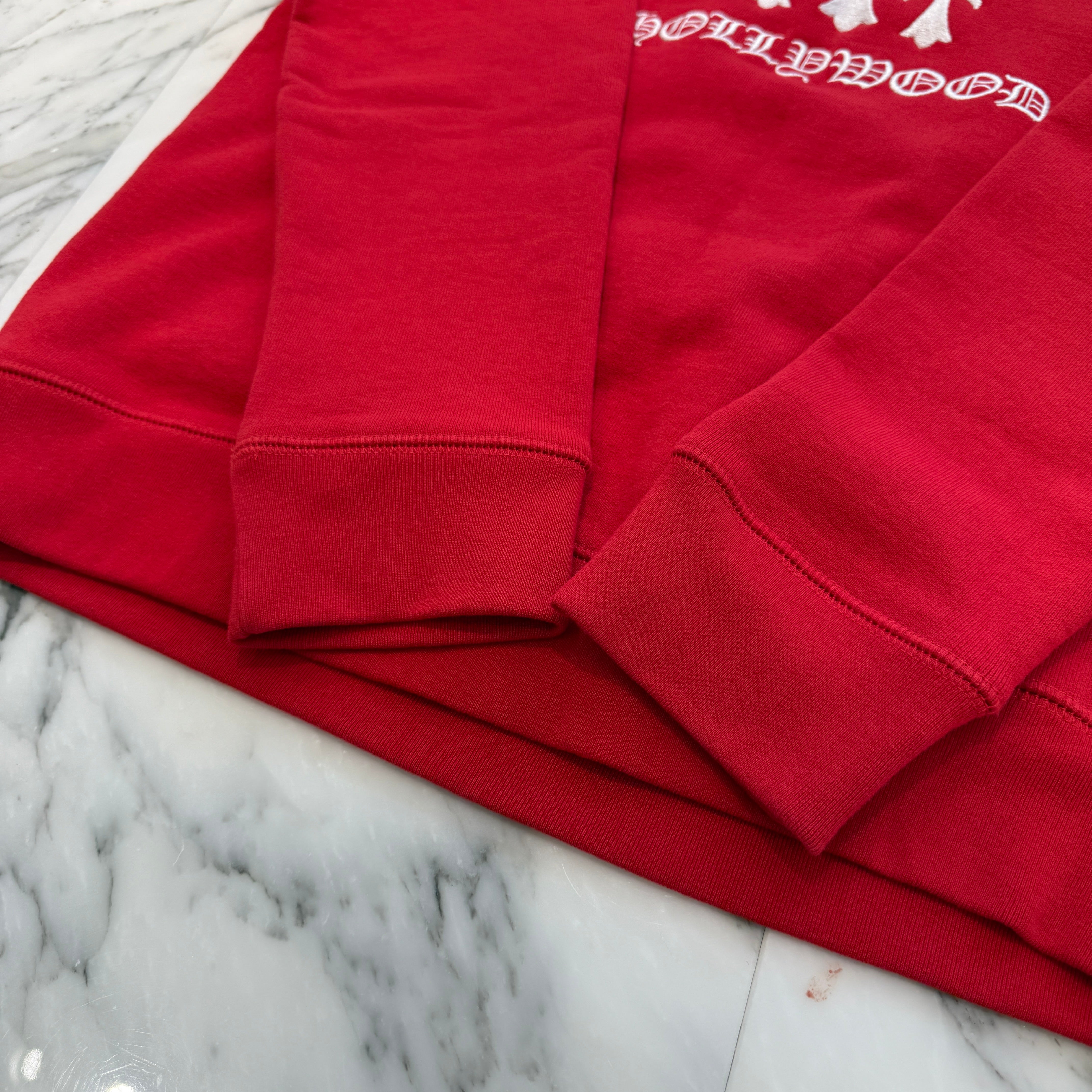 CHROME HEARTS King Taco 3 Cemetery Cross Embroidery Sweat Shirt Size L クロムハーツ キングタコ 3セメタリークロス刺繍 スウェットシャツ サイズL