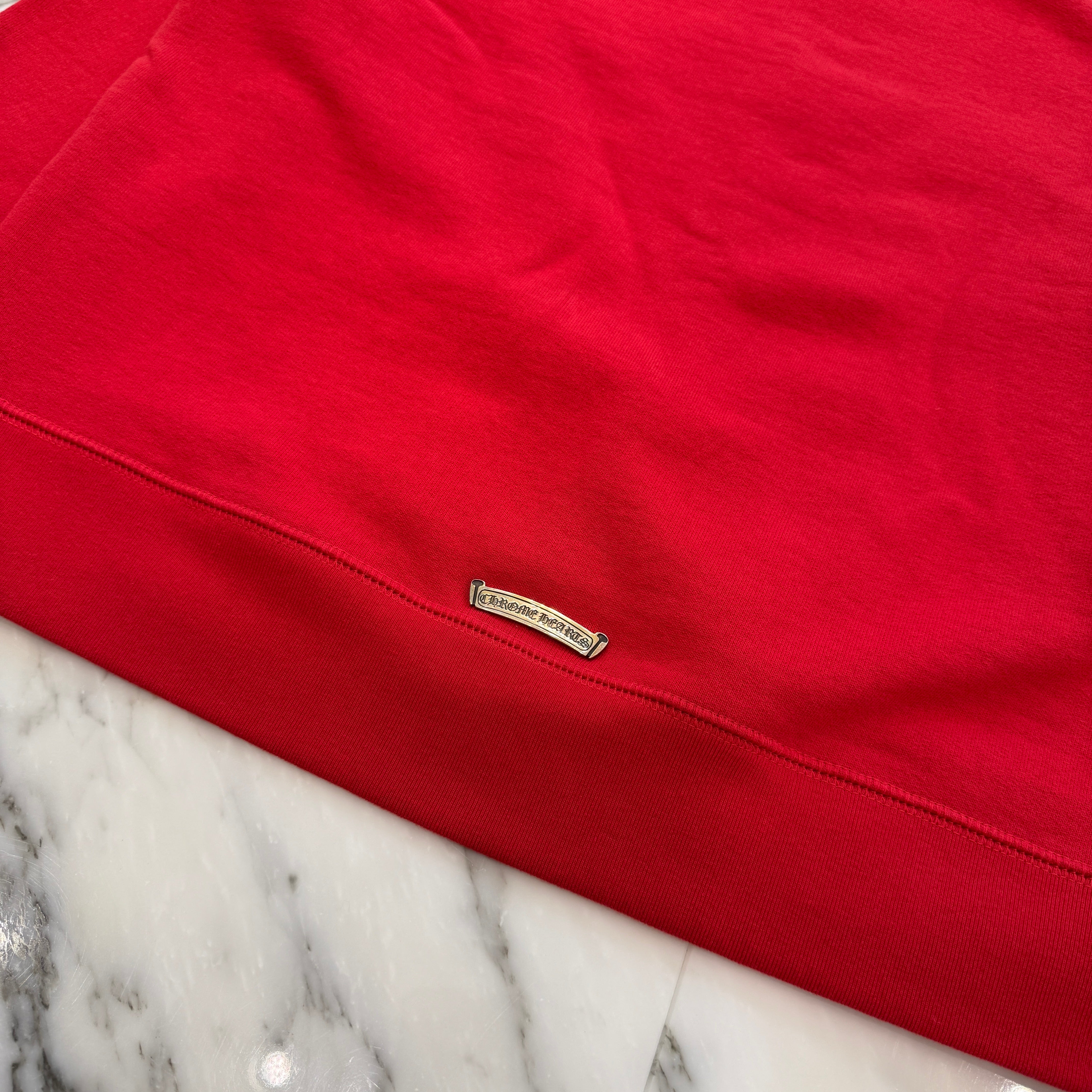 CHROME HEARTS King Taco 3 Cemetery Cross Embroidery Sweat Shirt Size L クロムハーツ キングタコ 3セメタリークロス刺繍 スウェットシャツ サイズL