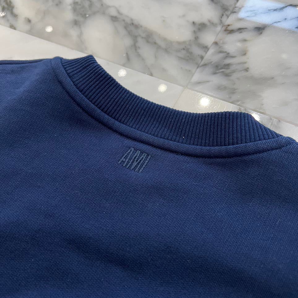 AMI PARIS Alexandre Mattiussi Crewneck Sweat Shirt USW001.730 Size L アミパリス アレクサンドルマテュッシス クルーネック スウェットシャツ サイズL