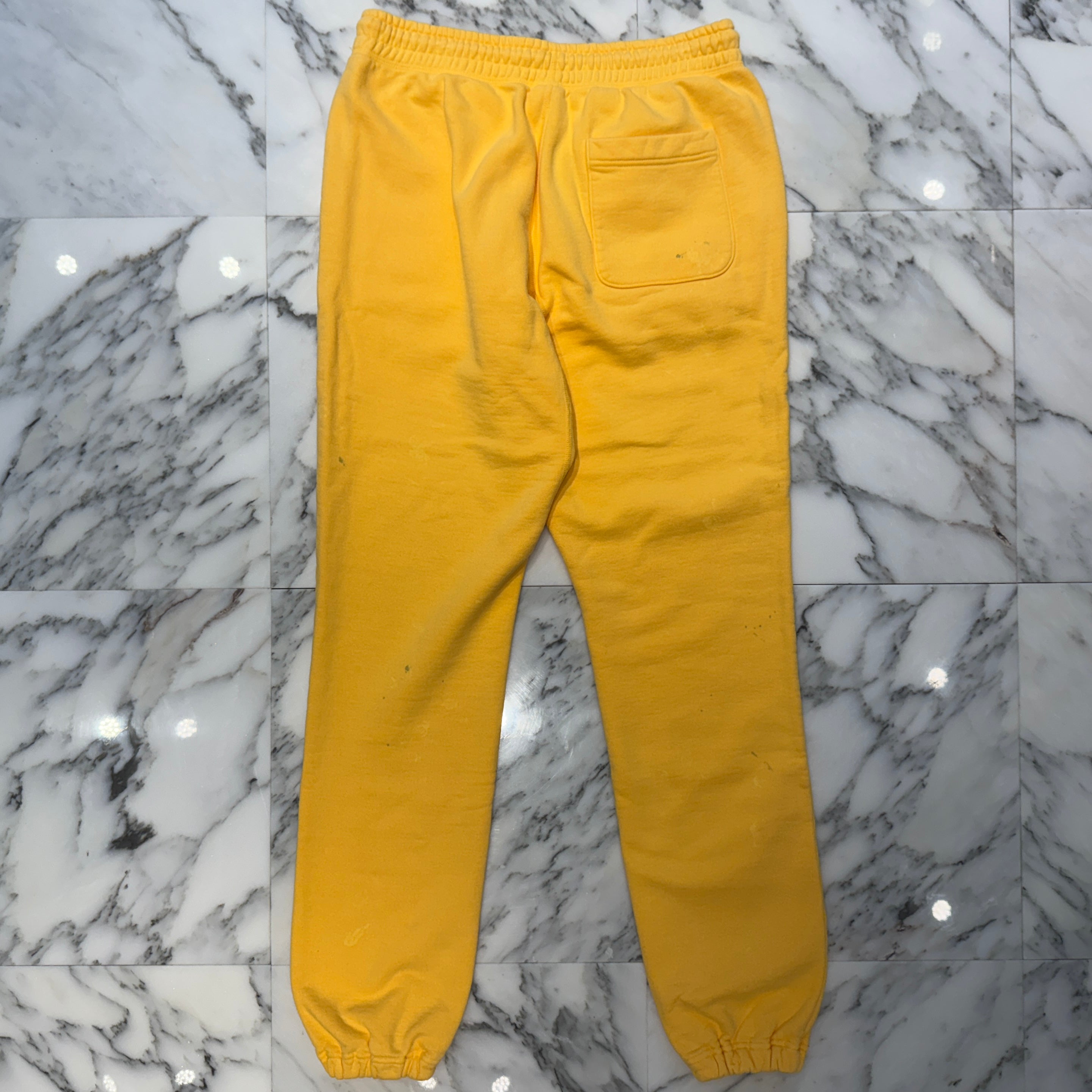 SAINT Mxxxxxx × DENIMTEARS 2021AW Distressed College Logo Sweat Pants SM-A21-0000-053 Size M セントマイケル×デニムティアーズ ユーズド加工 カレッジロゴ スウェットパンツ サイズM